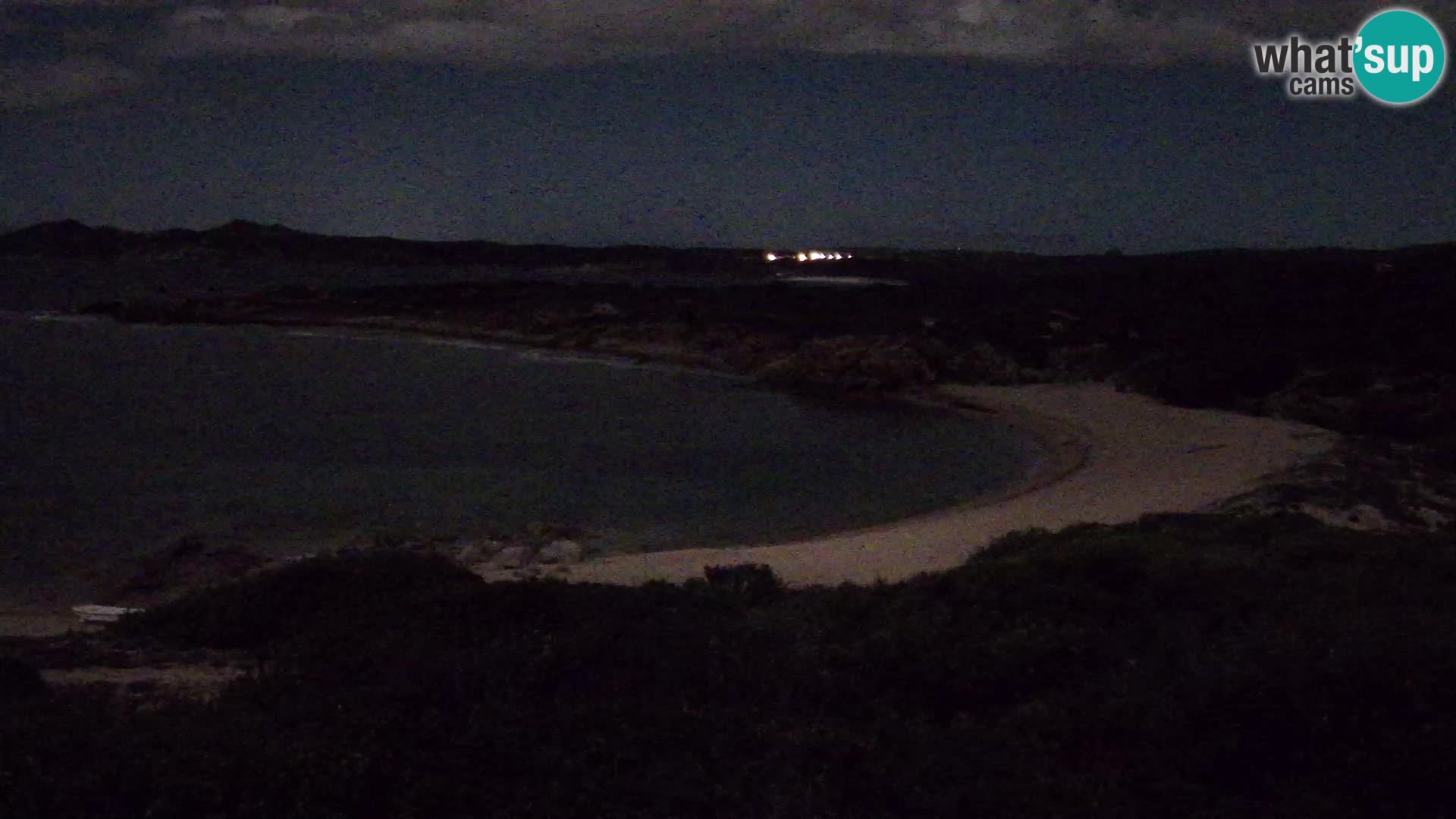 Spletna kamera v živo Plaža Cala Pischina – Aglientu – Sardinija