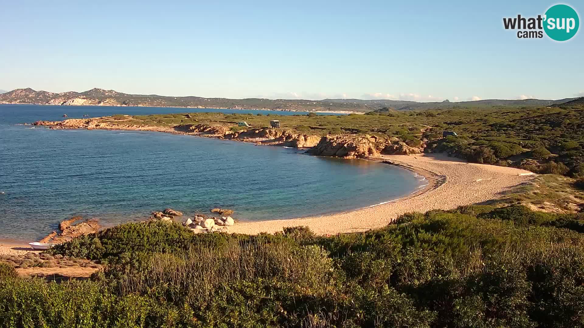 Live Webcam Strand Cala Pischina – Aglientu – Sardinien