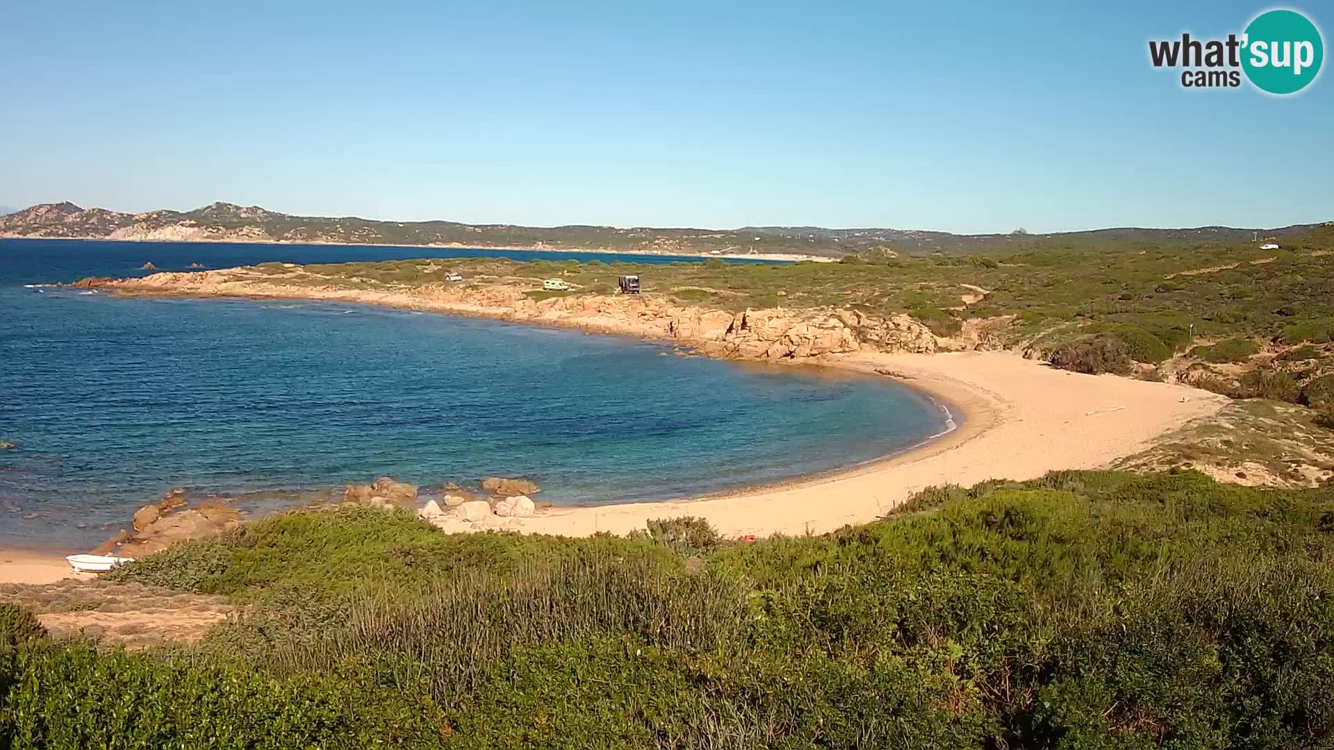 Live webcam Spiaggia di Cala Pischina – Aglientu – Sardegna