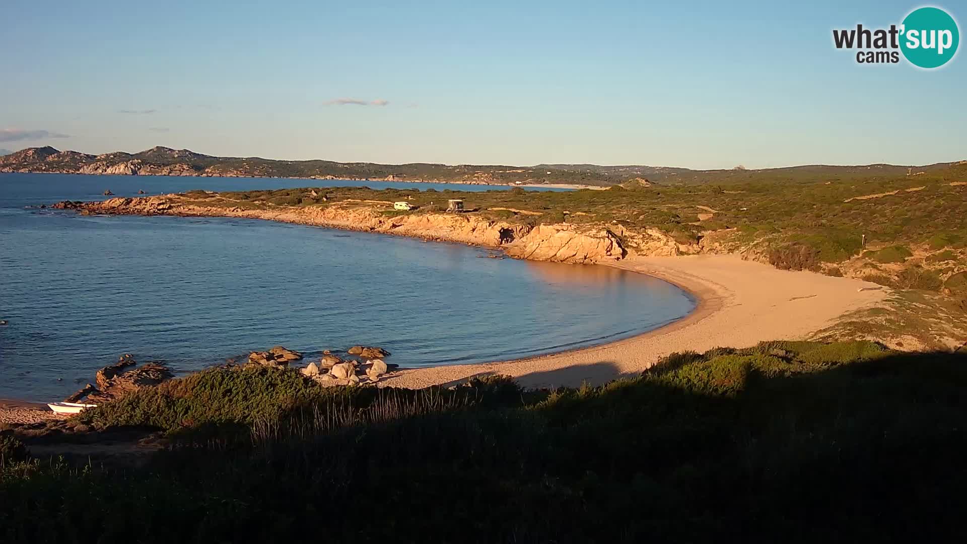 Live webcam Spiaggia di Cala Pischina – Aglientu – Sardegna