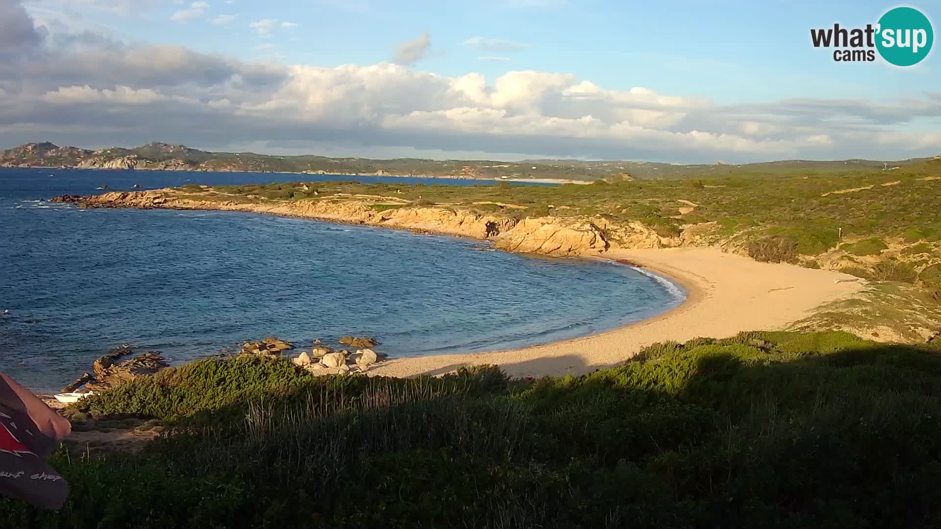 Live webcam Cala Pischina beach – Aglientu – Sardinia