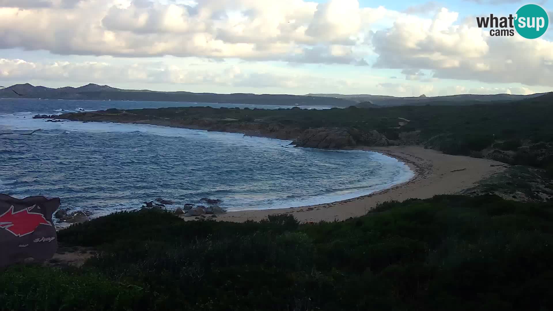 Live webcam Cala Pischina beach – Aglientu – Sardinia