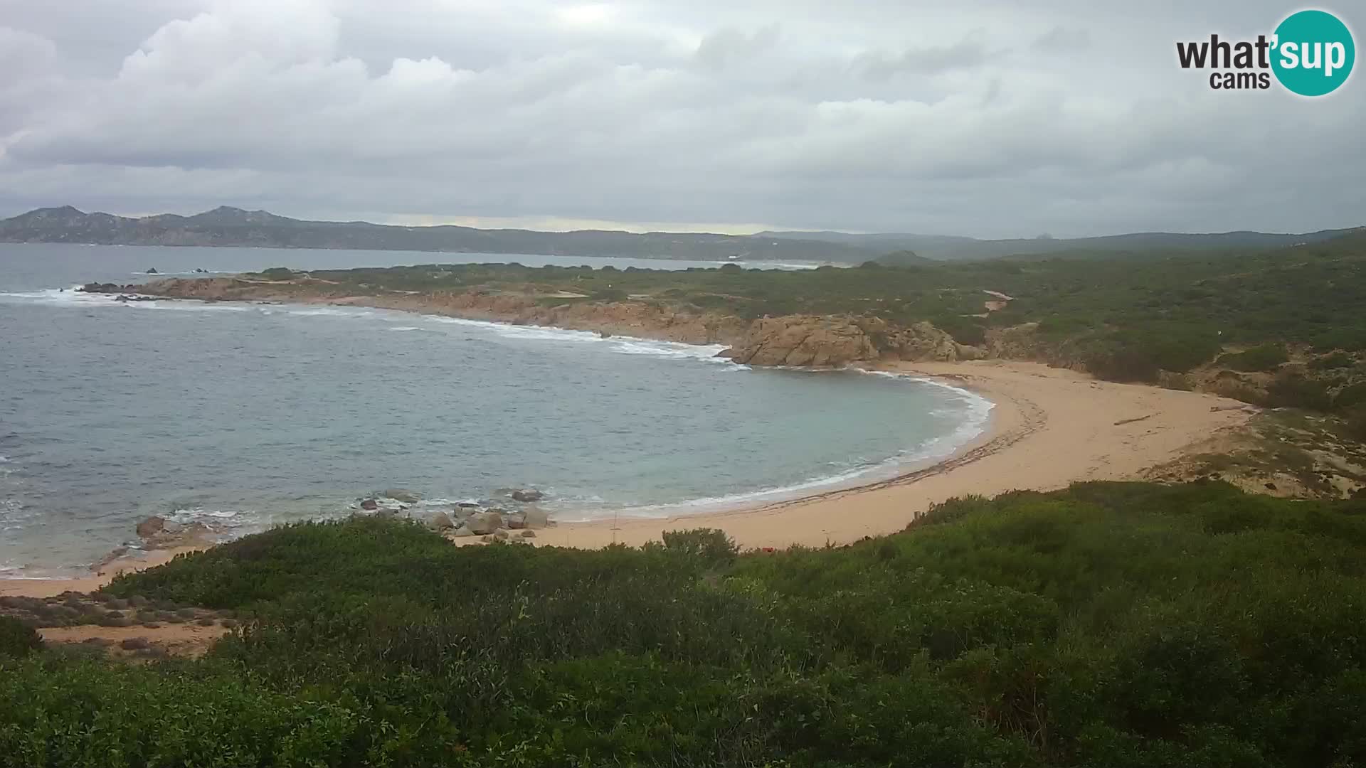 Web kamera uživo Cala Pischina plaža – Aglientu – Sardinija