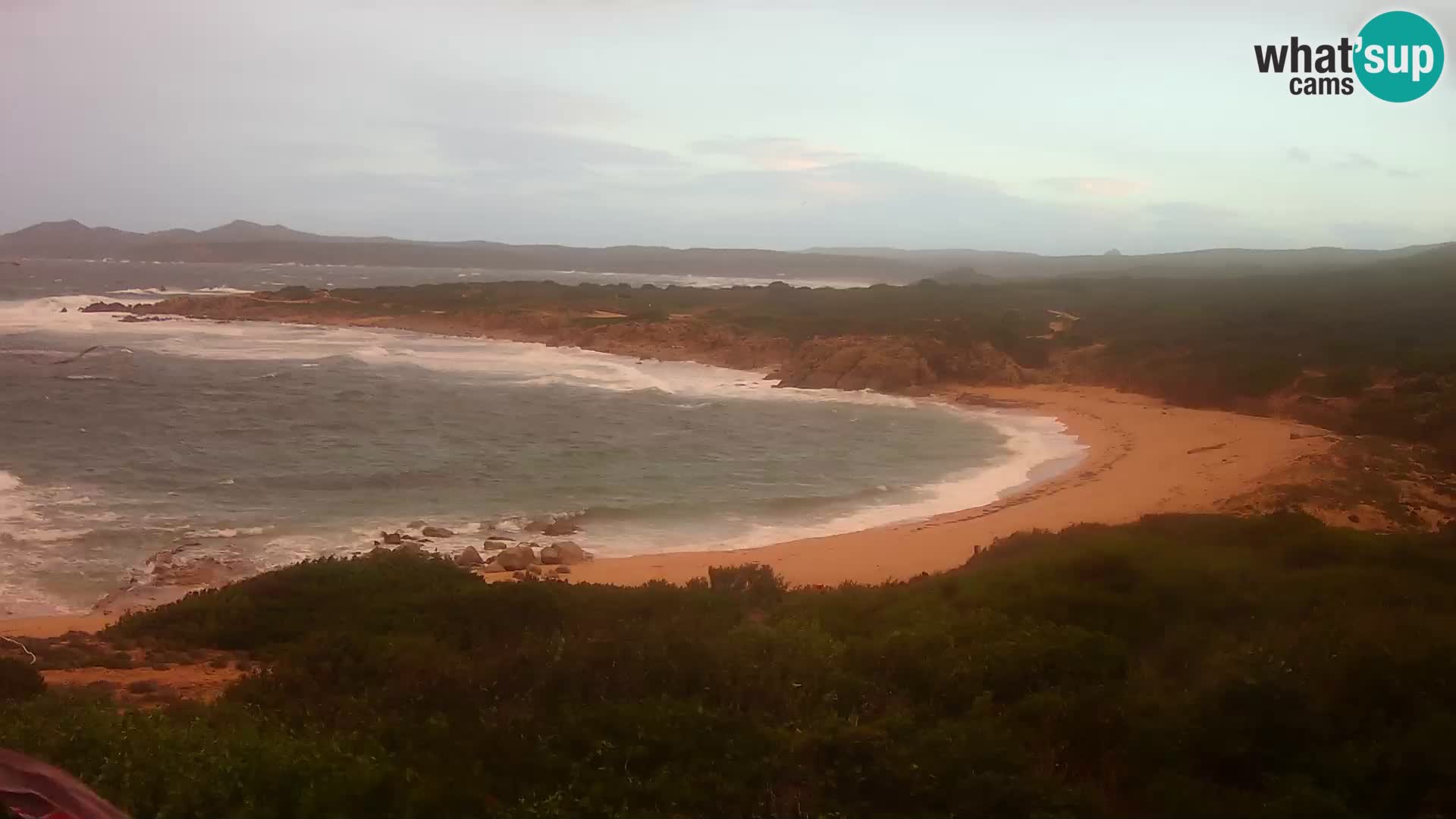 Cámara web en vivo Playa de Cala Pischina – Aglientu – Cerdeña