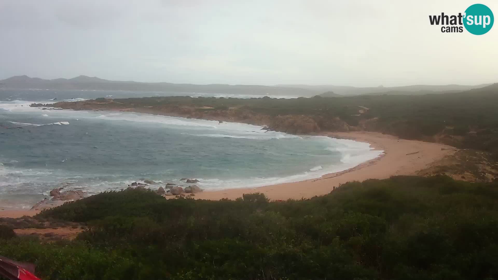 Cámara web en vivo Playa de Cala Pischina – Aglientu – Cerdeña