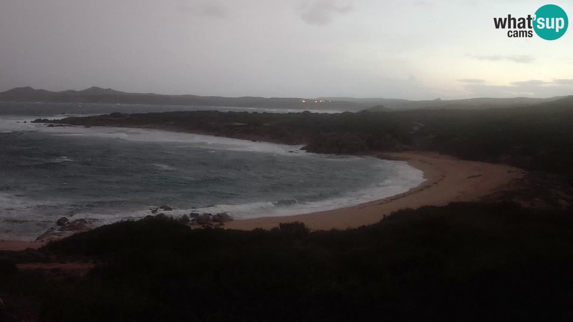 Cámara web en vivo Playa de Cala Pischina – Aglientu – Cerdeña