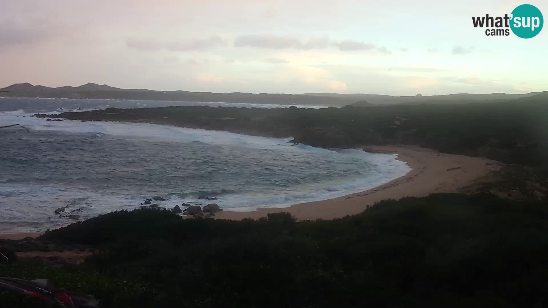 Cámara web en vivo Playa de Cala Pischina – Aglientu – Cerdeña