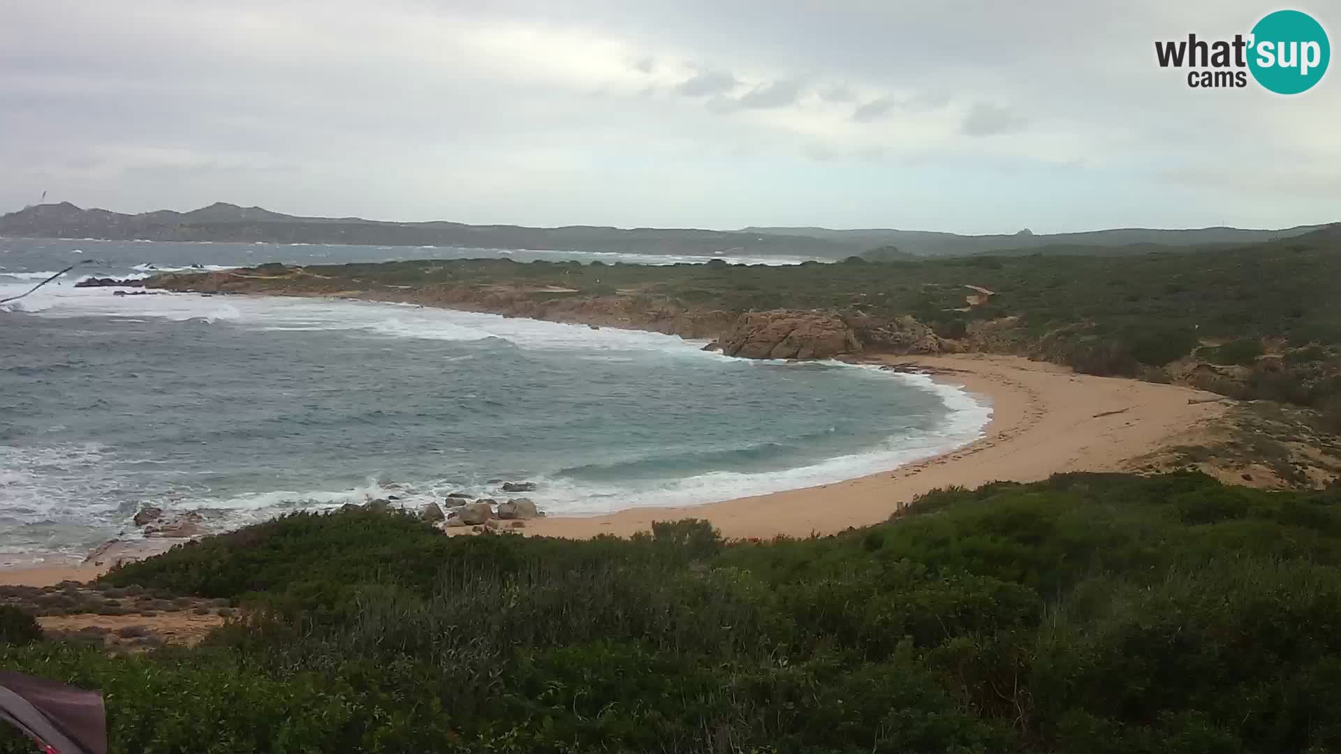 Web kamera uživo Cala Pischina plaža – Aglientu – Sardinija