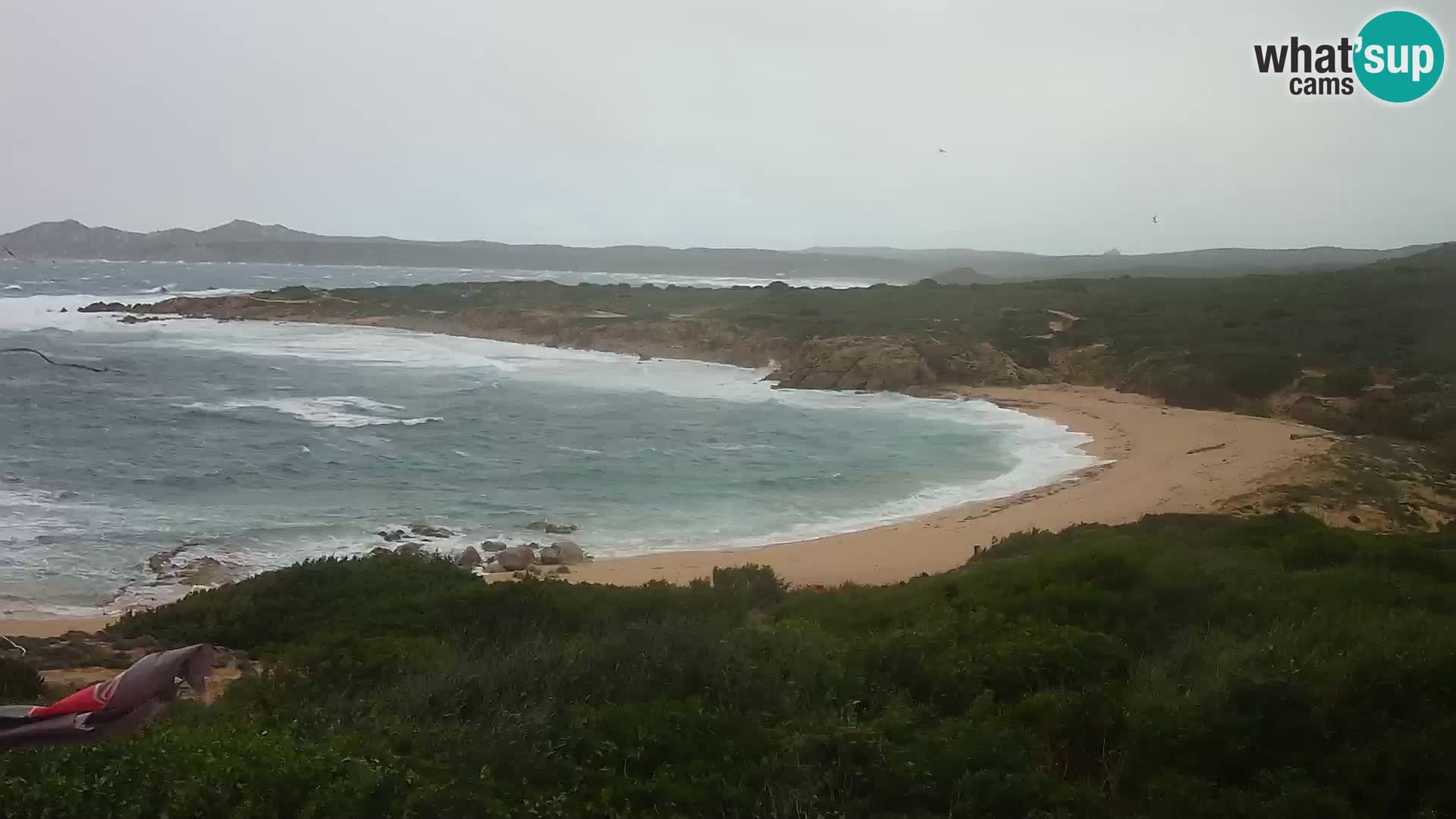 Cámara web en vivo Playa de Cala Pischina – Aglientu – Cerdeña