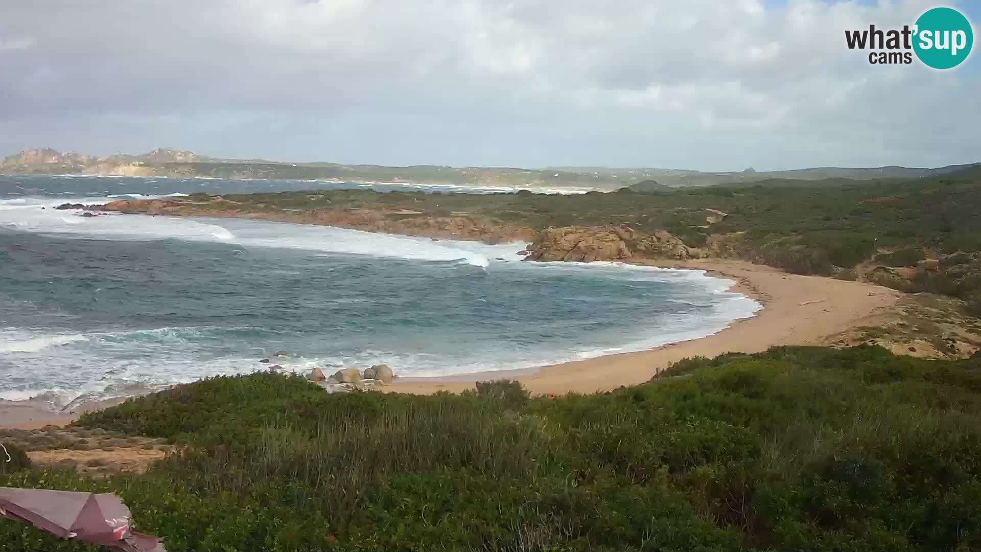 Web kamera uživo Cala Pischina plaža – Aglientu – Sardinija