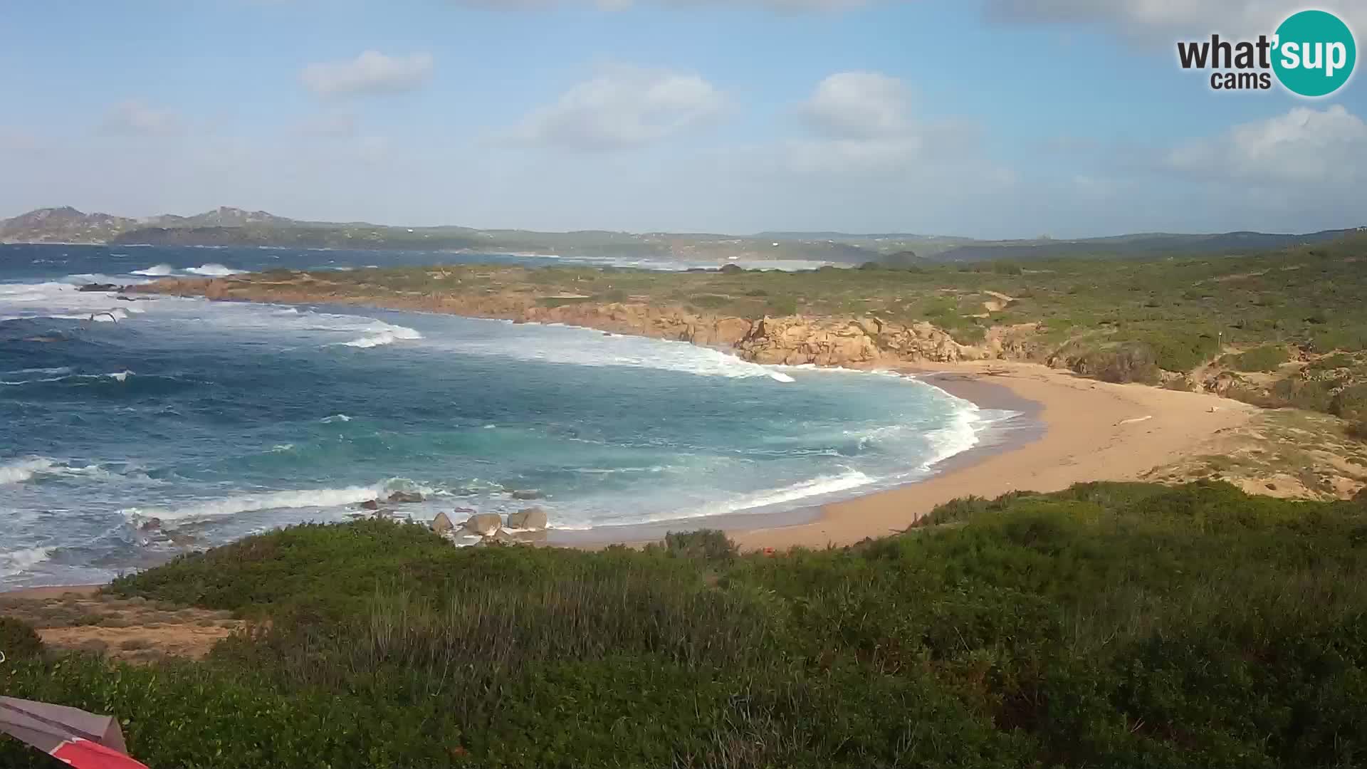 Web kamera uživo Cala Pischina plaža – Aglientu – Sardinija