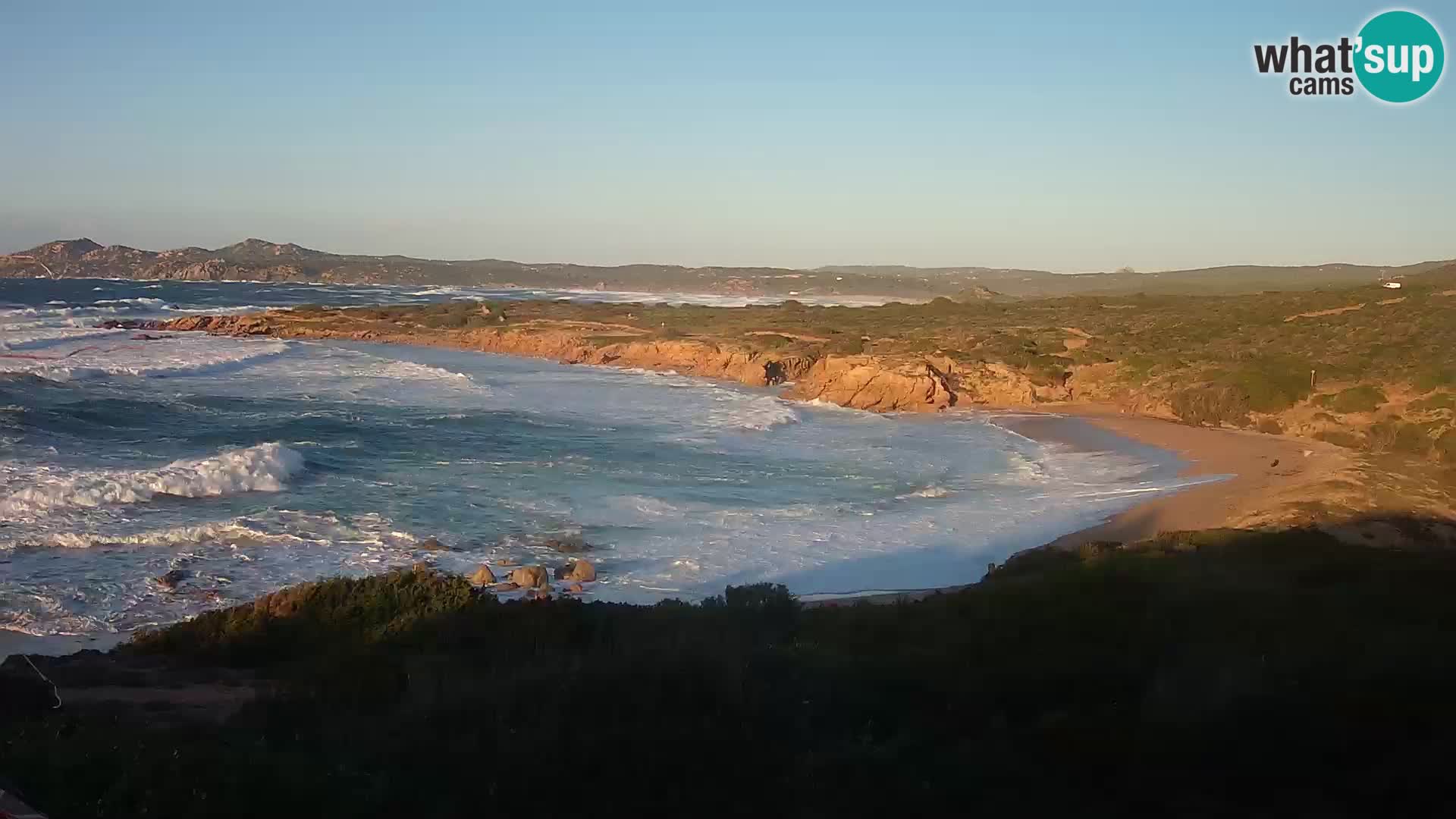 Cámara web en vivo Playa de Cala Pischina – Aglientu – Cerdeña