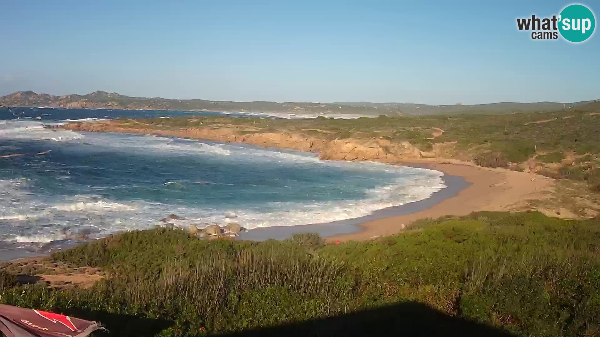 Live webcam Spiaggia di Cala Pischina – Aglientu – Sardegna