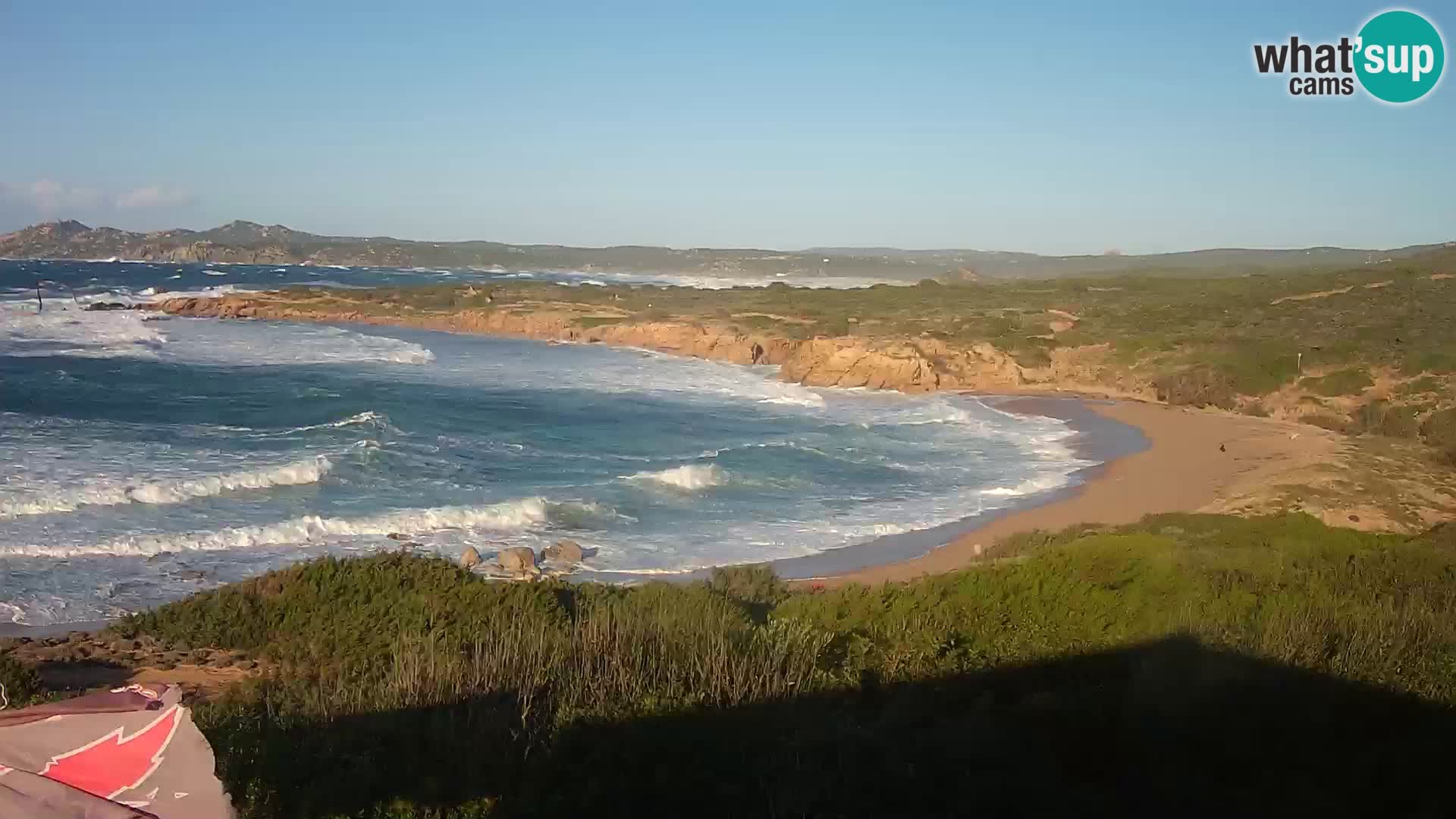 Cámara web en vivo Playa de Cala Pischina – Aglientu – Cerdeña