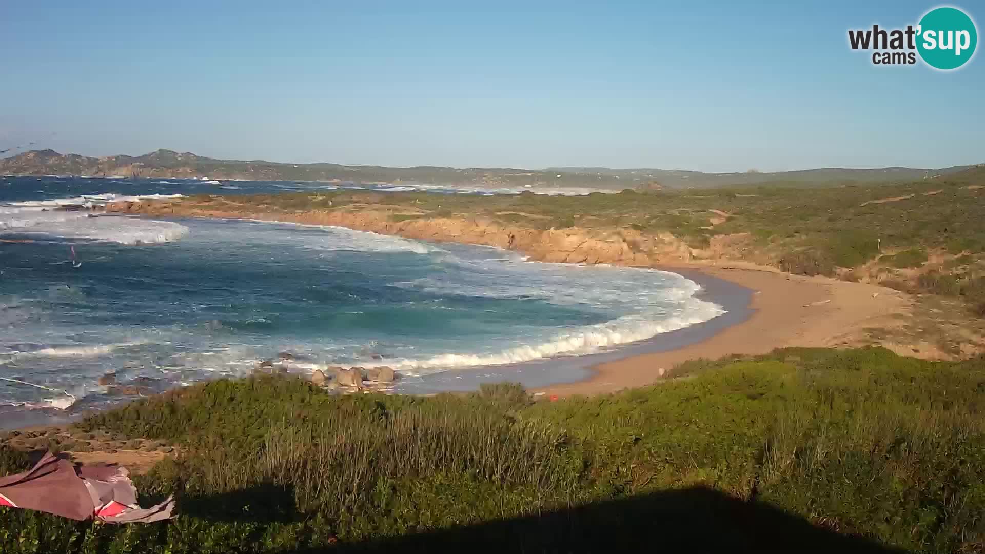 Cámara web en vivo Playa de Cala Pischina – Aglientu – Cerdeña