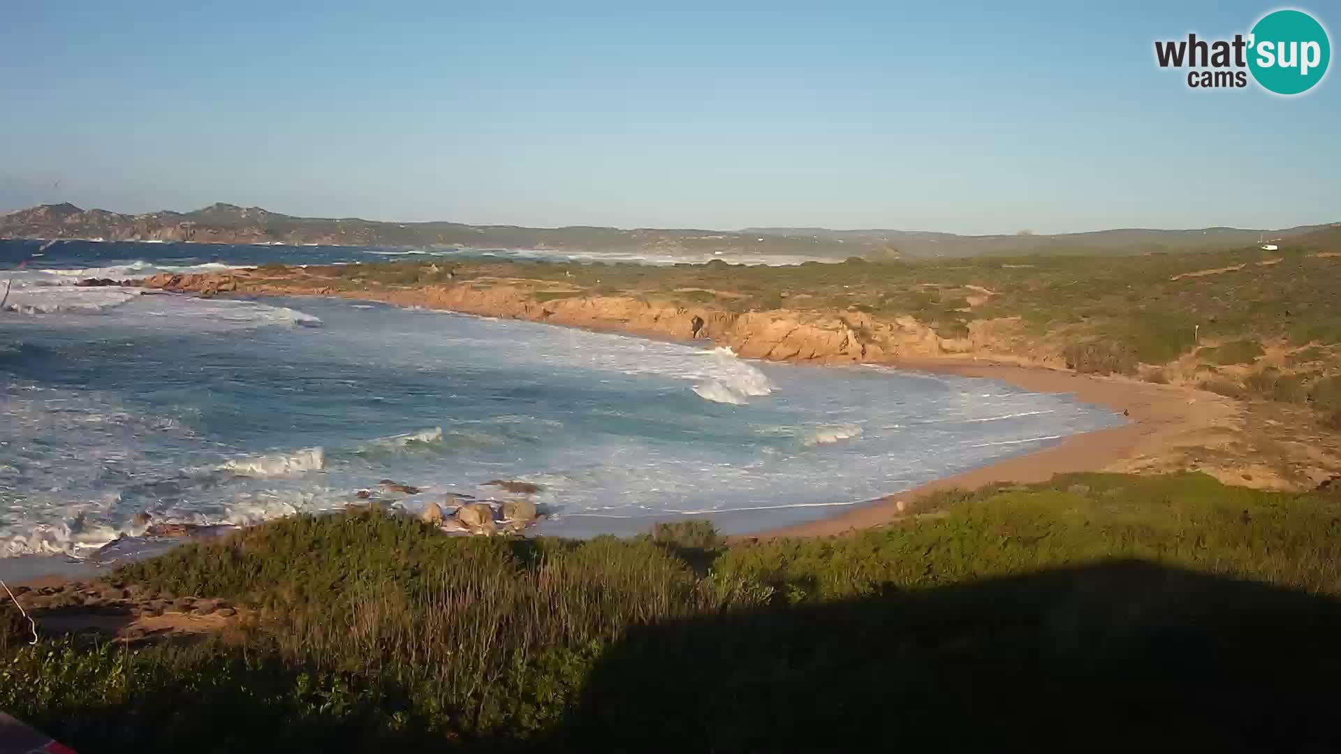 Cámara web en vivo Playa de Cala Pischina – Aglientu – Cerdeña