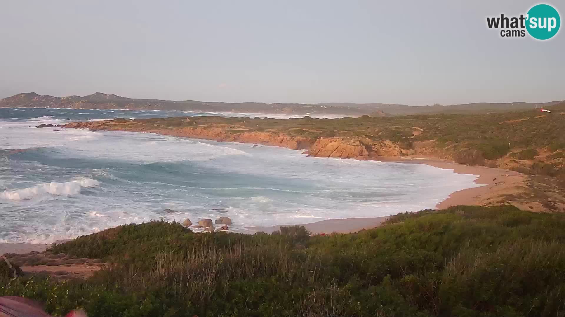 Cámara web en vivo Playa de Cala Pischina – Aglientu – Cerdeña