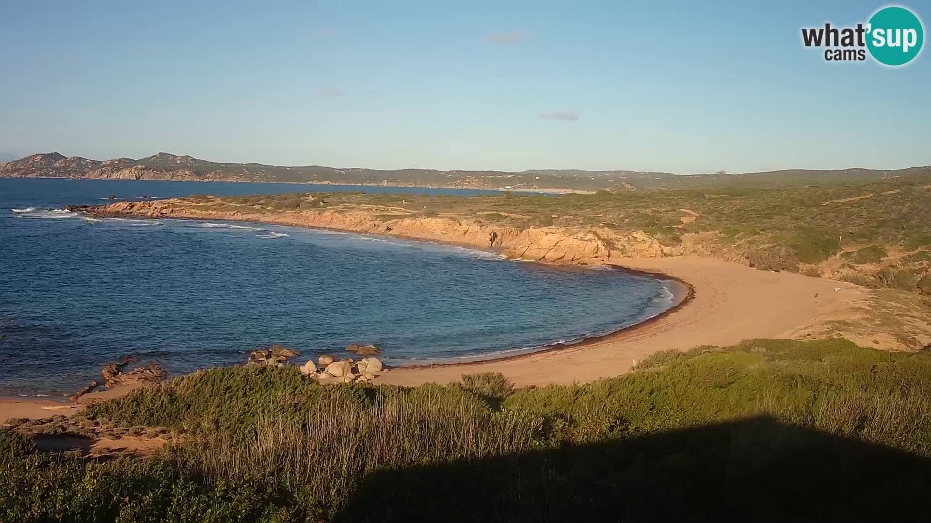 Cámara web en vivo Playa de Cala Pischina – Aglientu – Cerdeña