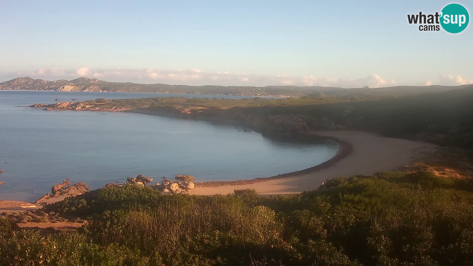 Live webcam Spiaggia di Cala Pischina – Aglientu – Sardegna