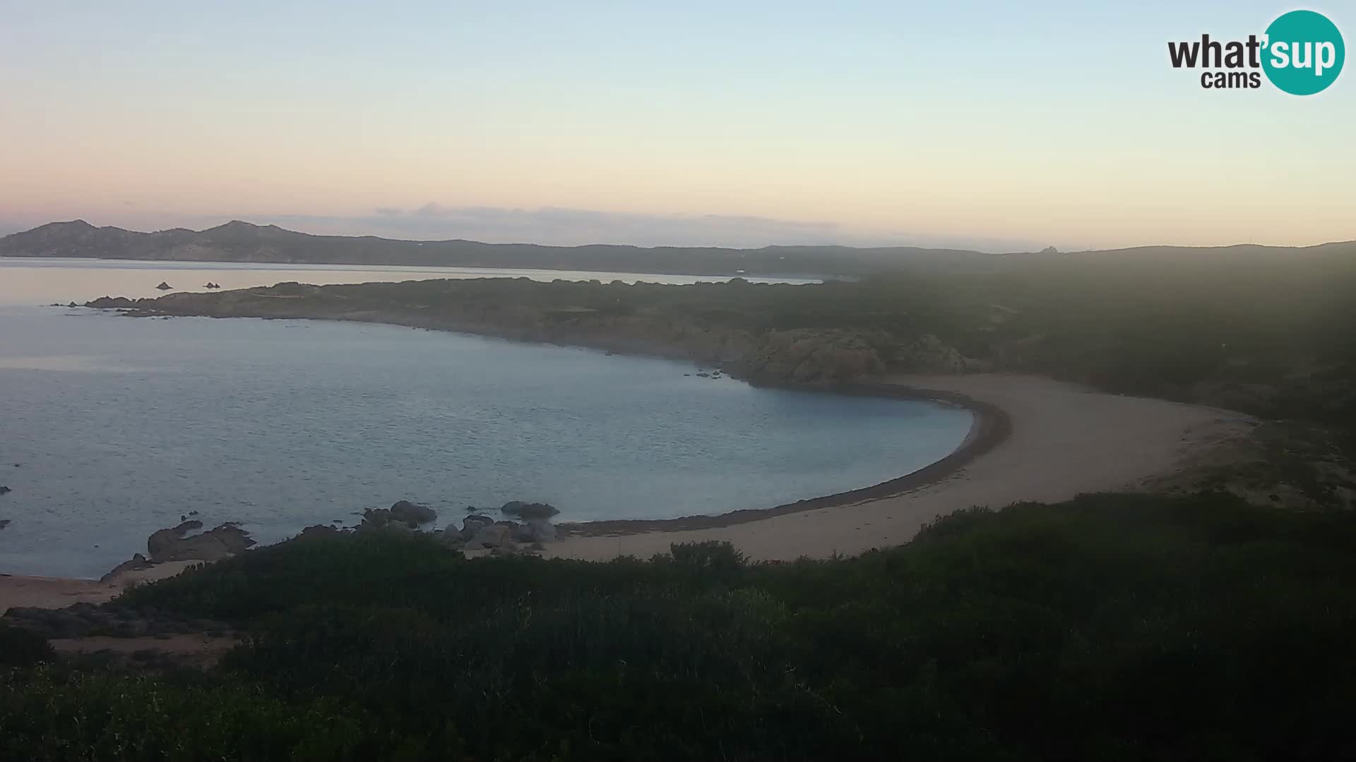 Cámara web en vivo Playa de Cala Pischina – Aglientu – Cerdeña