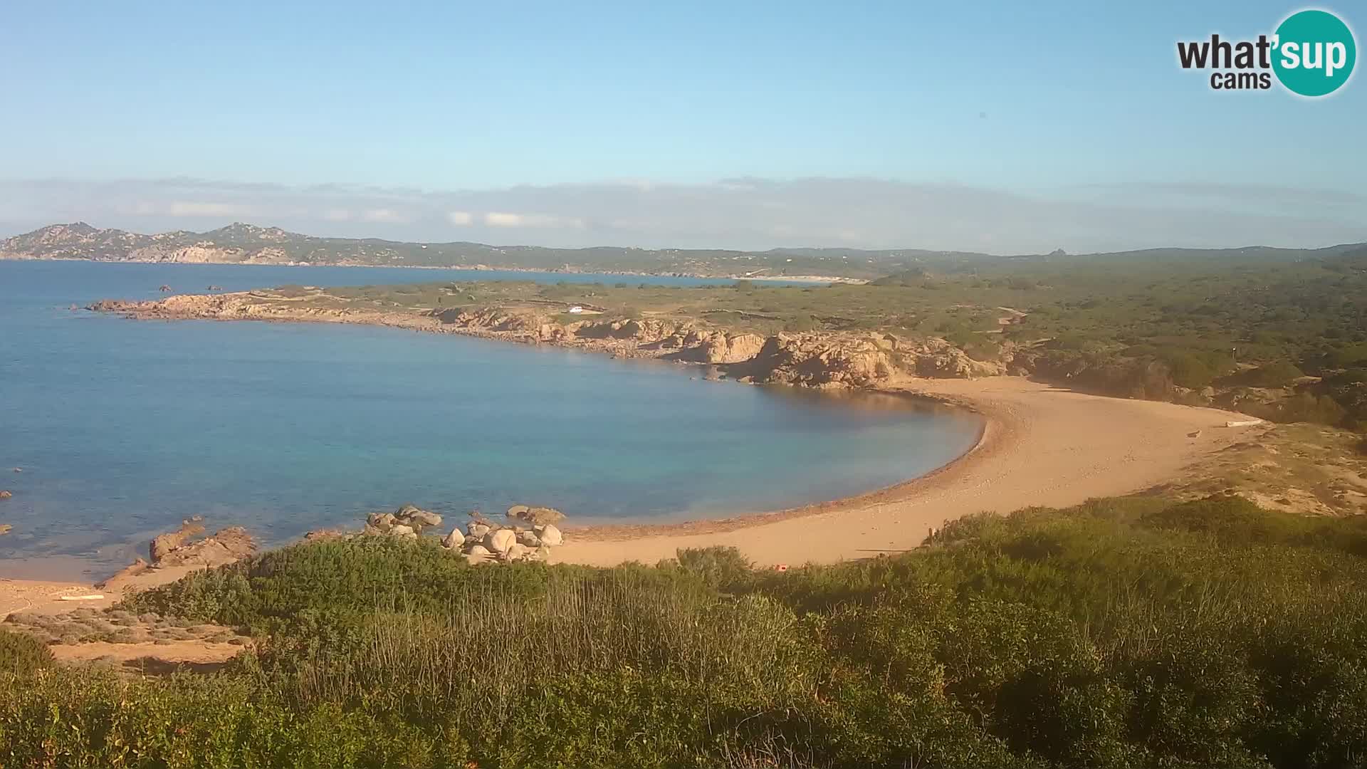 Web kamera uživo Cala Pischina plaža – Aglientu – Sardinija