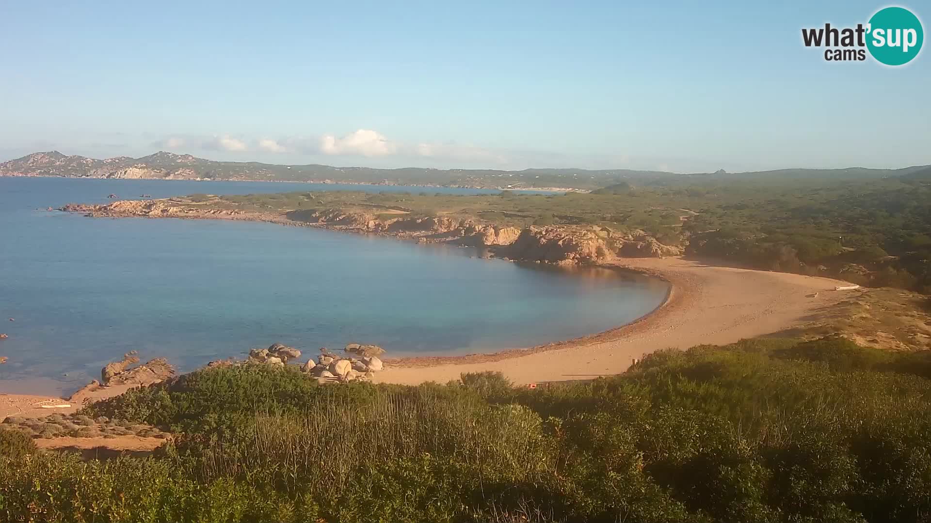 Live Webcam Strand Cala Pischina – Aglientu – Sardinien