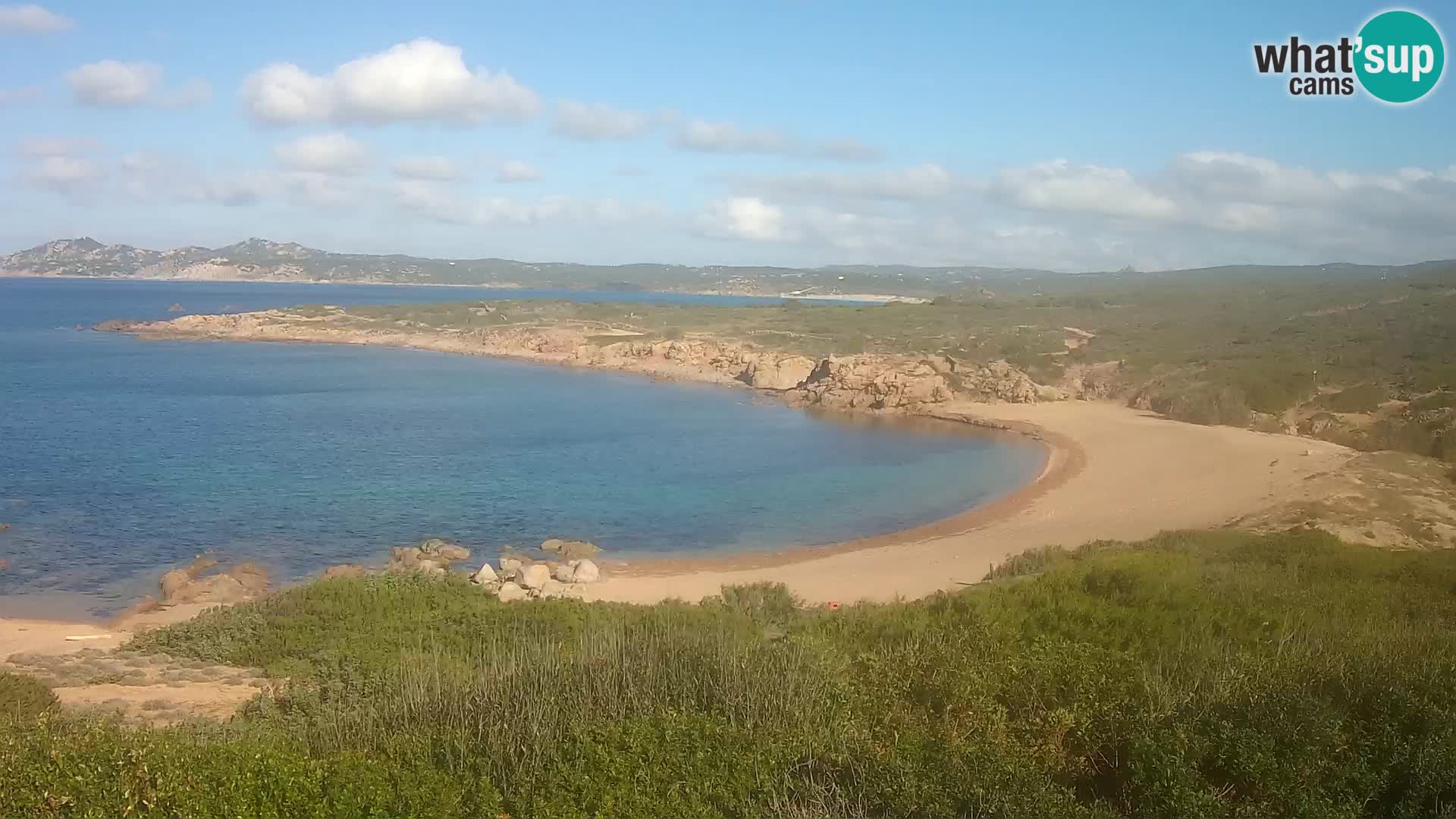 Live Webcam Strand Cala Pischina – Aglientu – Sardinien