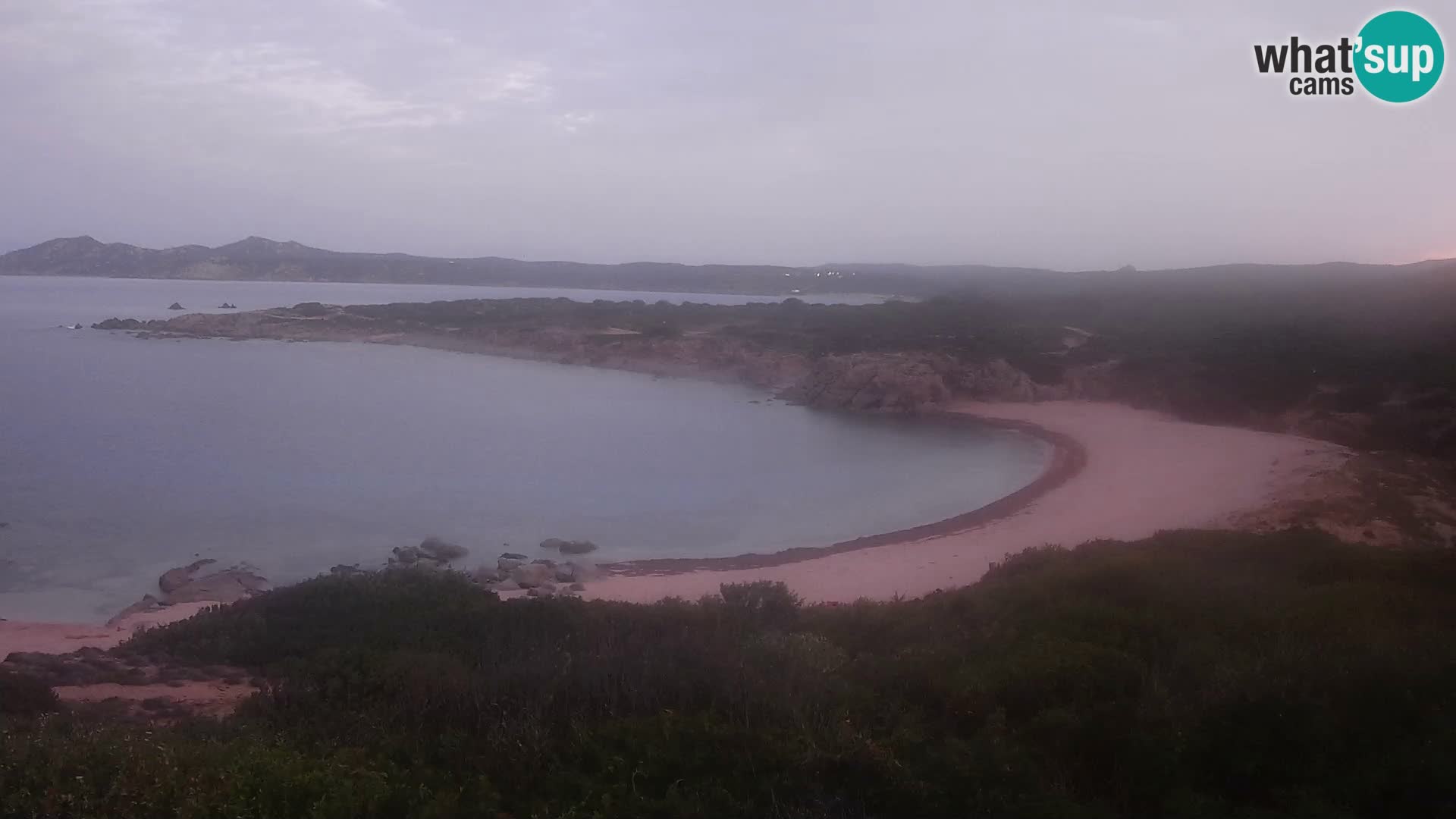 Web kamera uživo Cala Pischina plaža – Aglientu – Sardinija