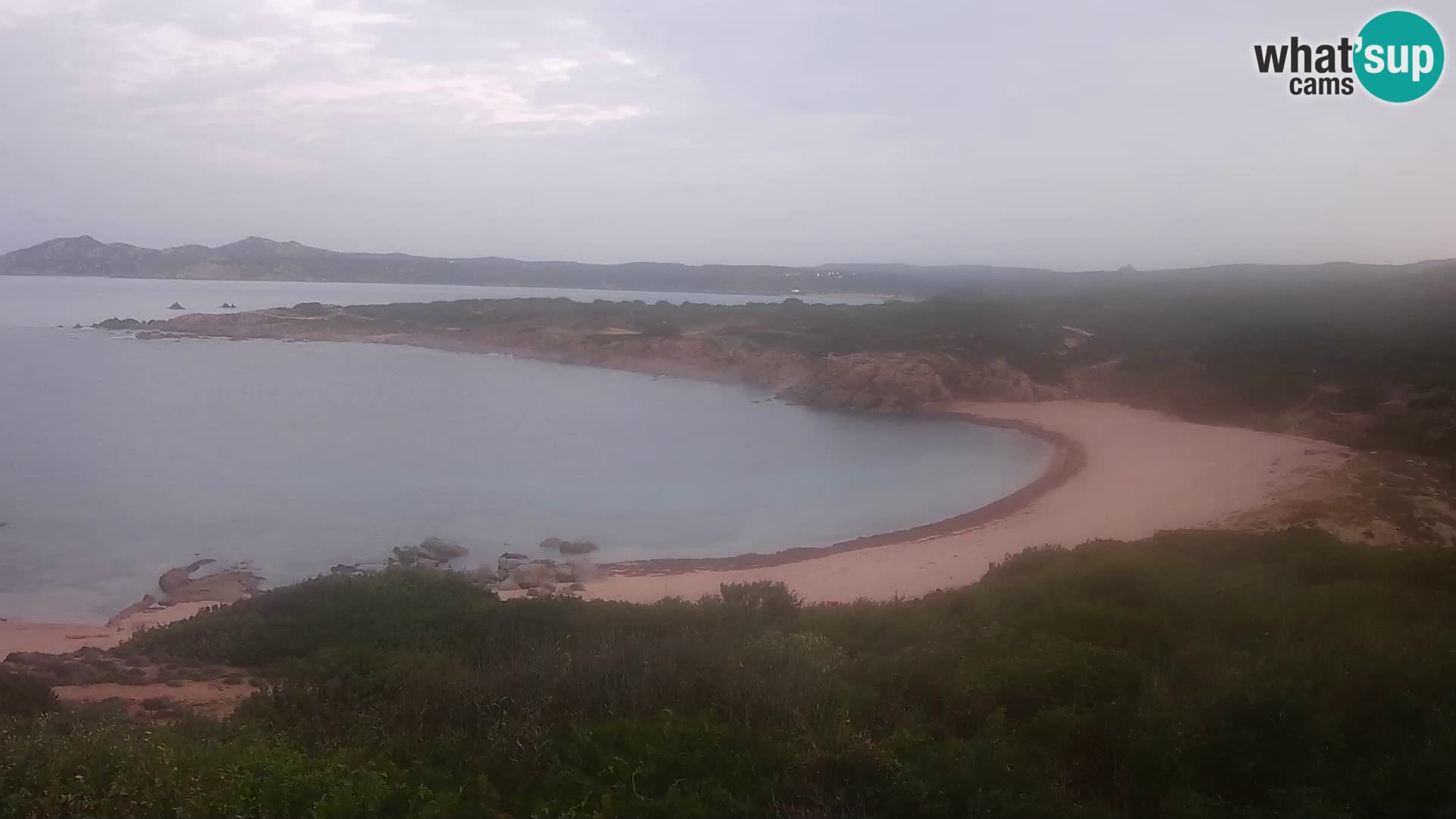 Cámara web en vivo Playa de Cala Pischina – Aglientu – Cerdeña