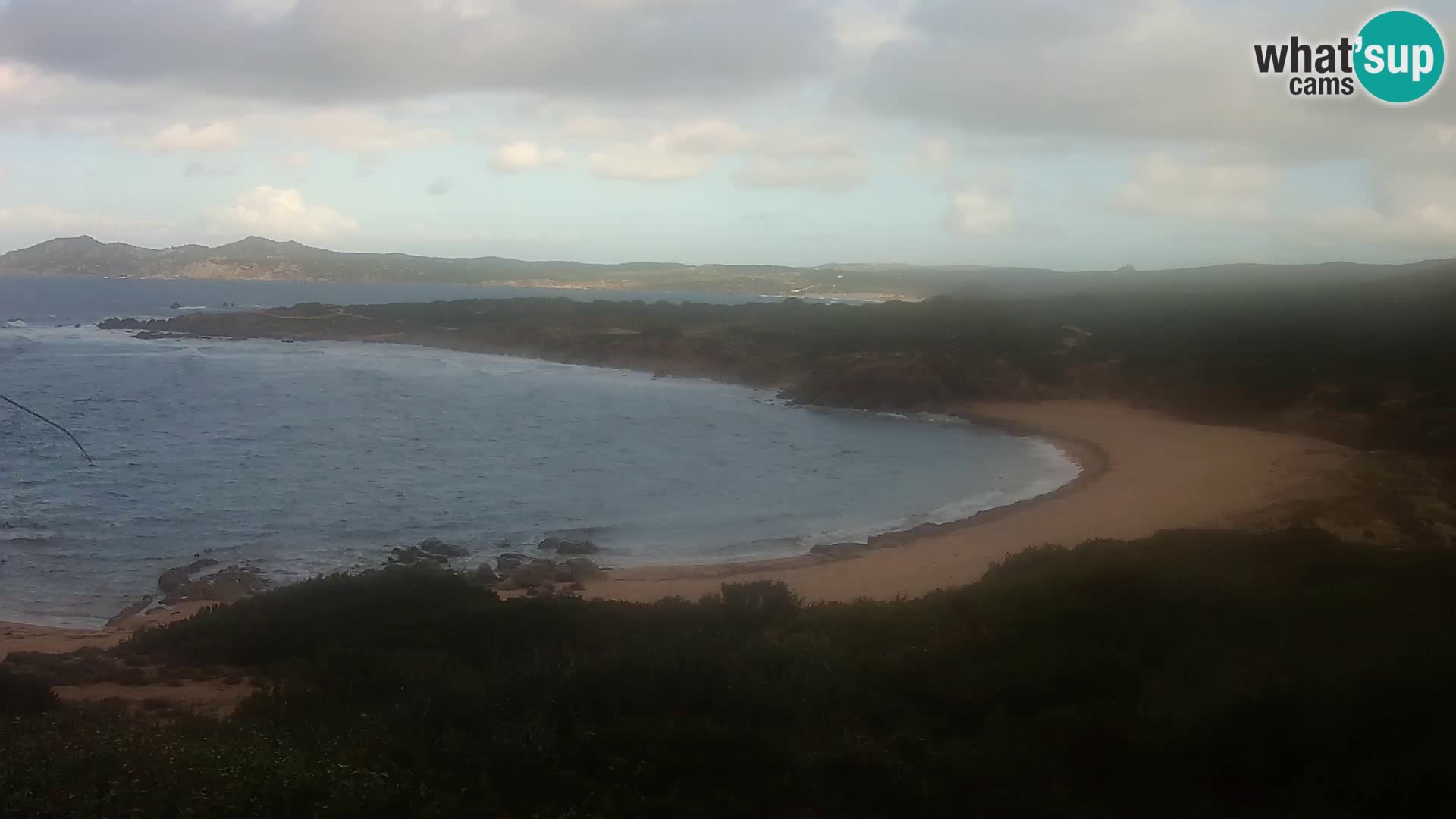 Live webcam Spiaggia di Cala Pischina – Aglientu – Sardegna