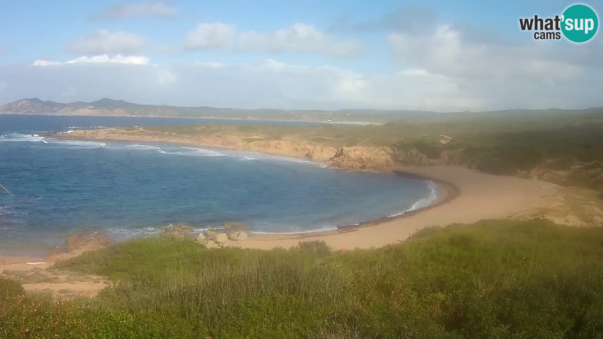 Web kamera uživo Cala Pischina plaža – Aglientu – Sardinija