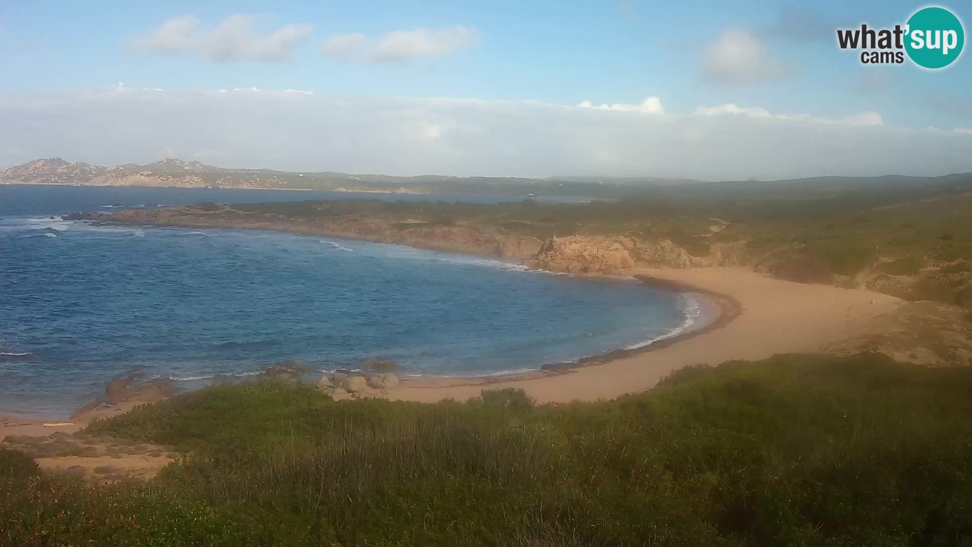 Web kamera uživo Cala Pischina plaža – Aglientu – Sardinija