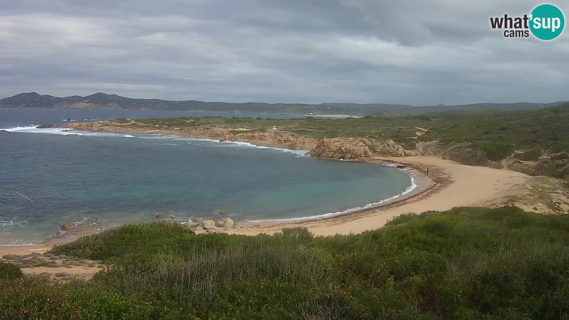 Web kamera uživo Cala Pischina plaža – Aglientu – Sardinija