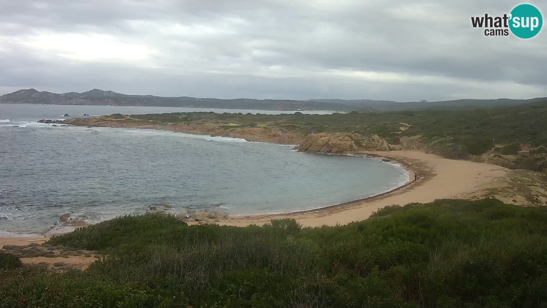 Web kamera uživo Cala Pischina plaža – Aglientu – Sardinija