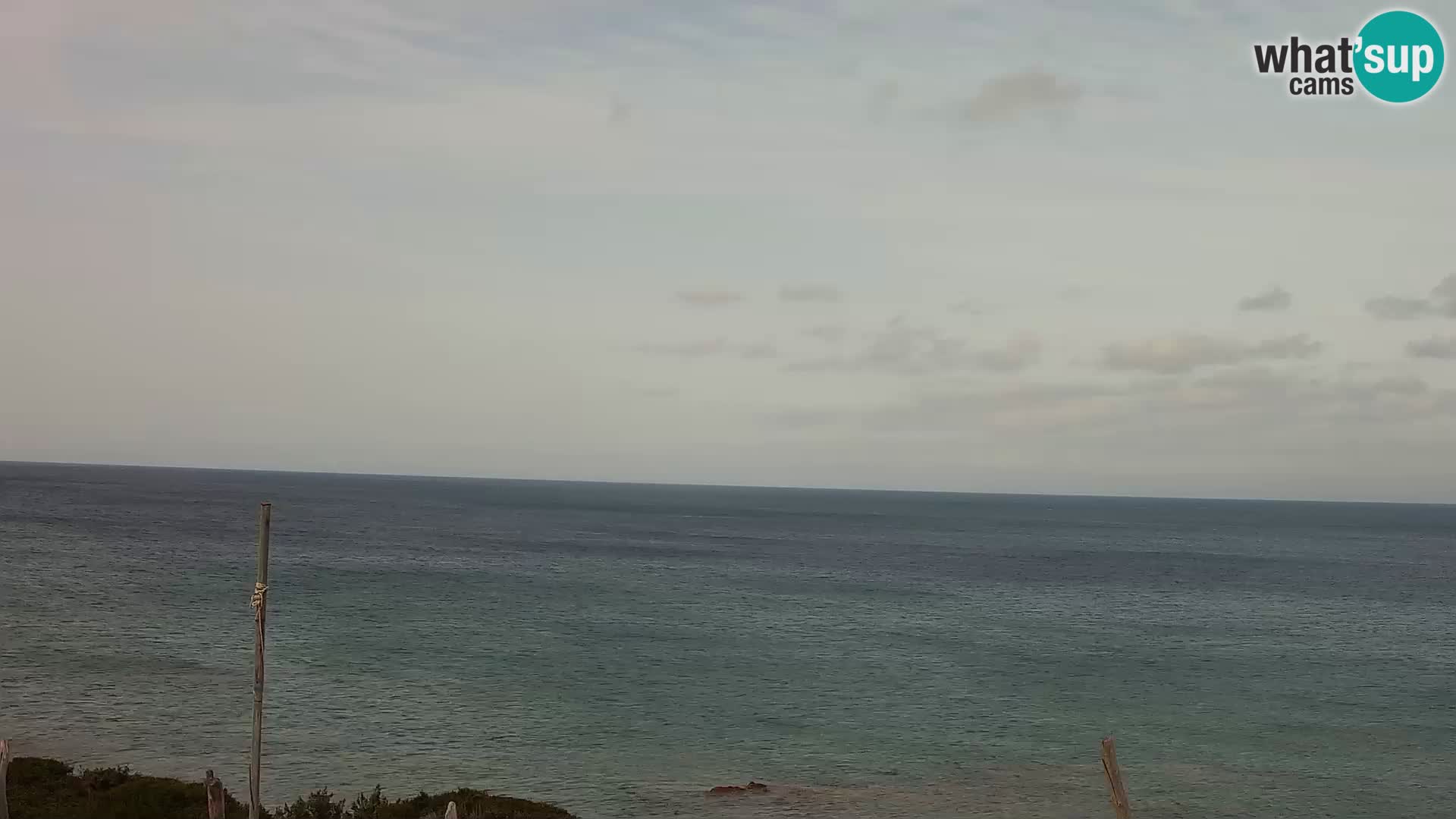 Live webcam Cala Pischina beach – Aglientu – Sardinia