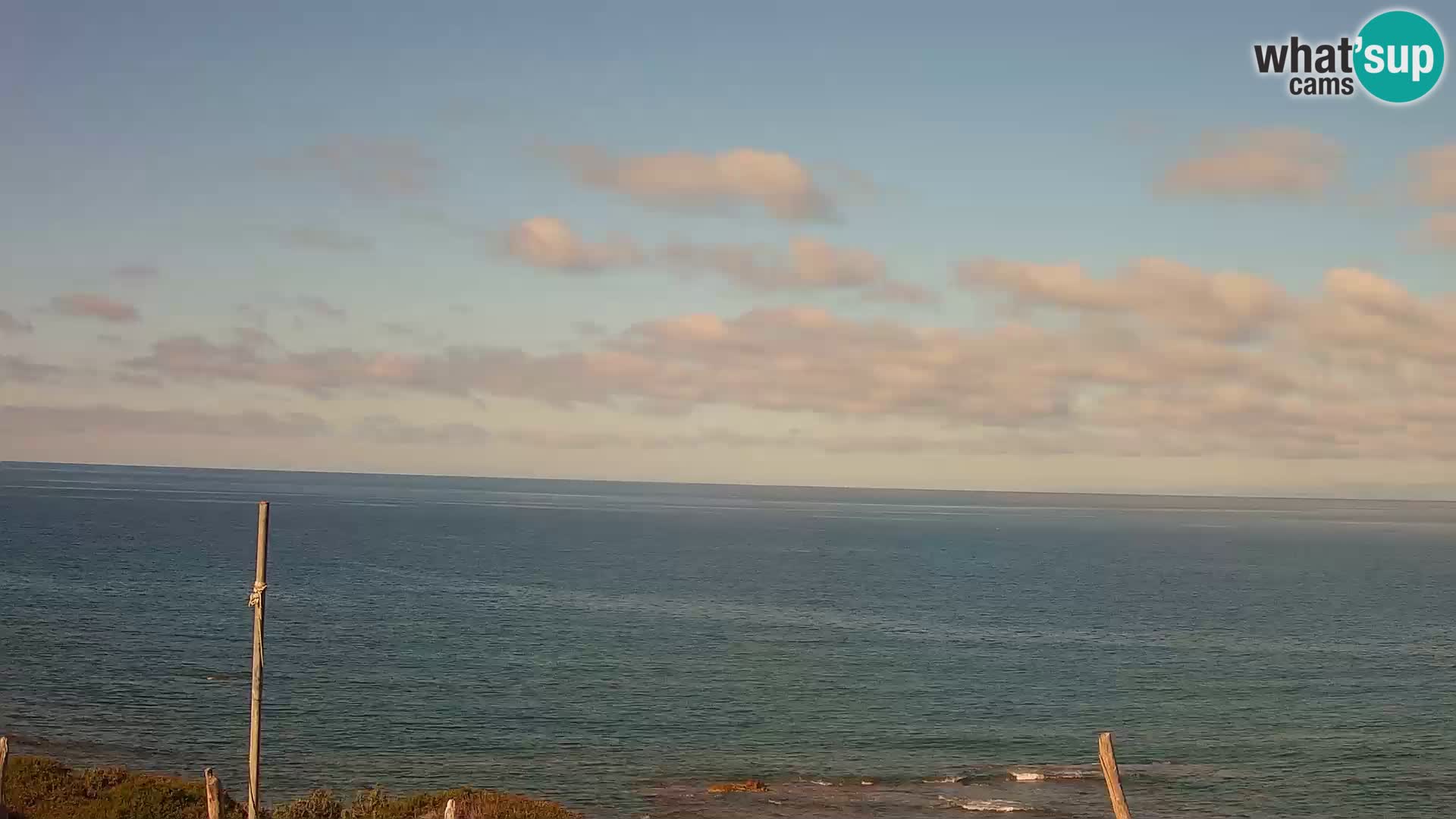 Cámara web en vivo Playa de Cala Pischina – Aglientu – Cerdeña