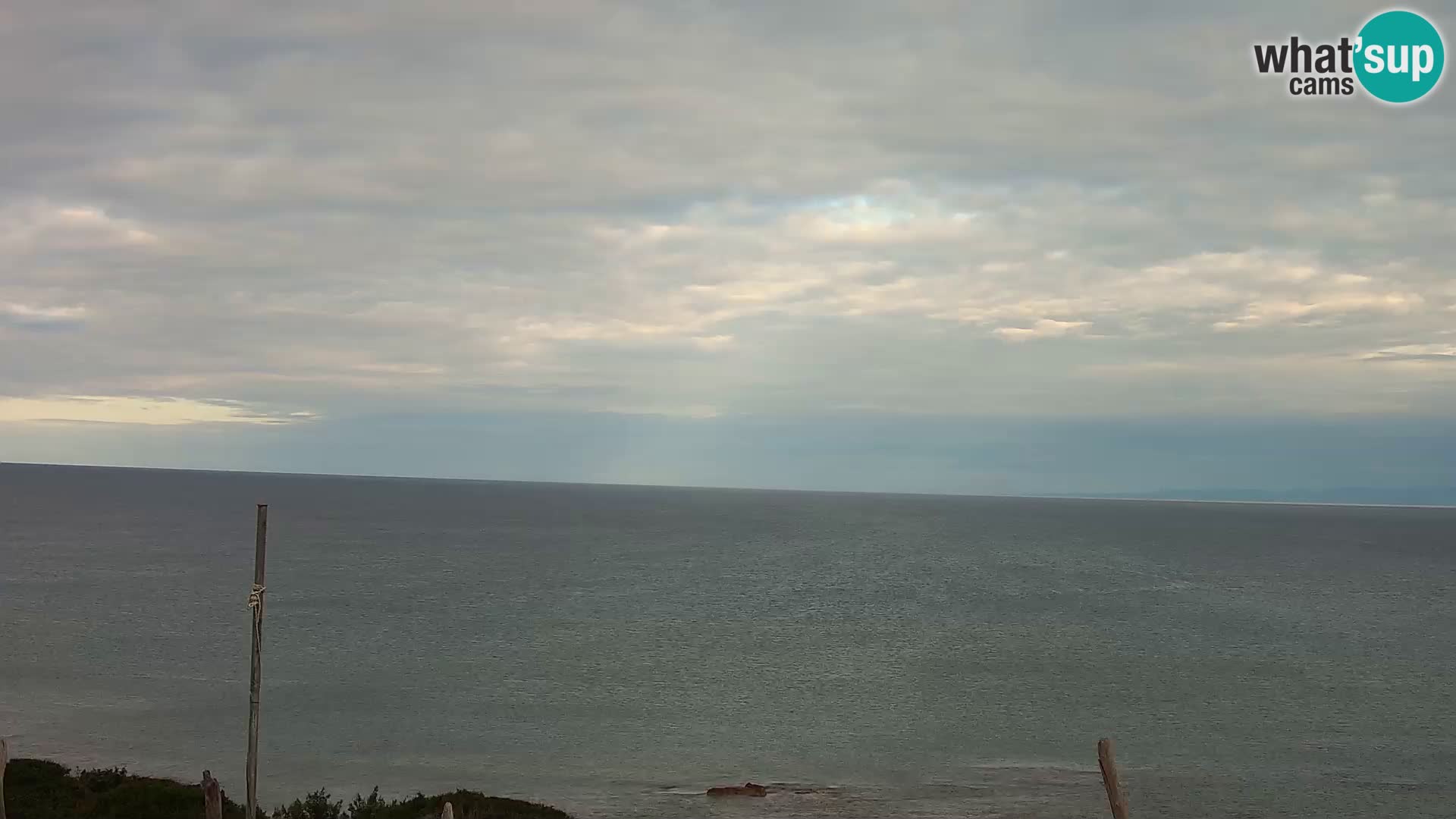 Cámara web en vivo Playa de Cala Pischina – Aglientu – Cerdeña