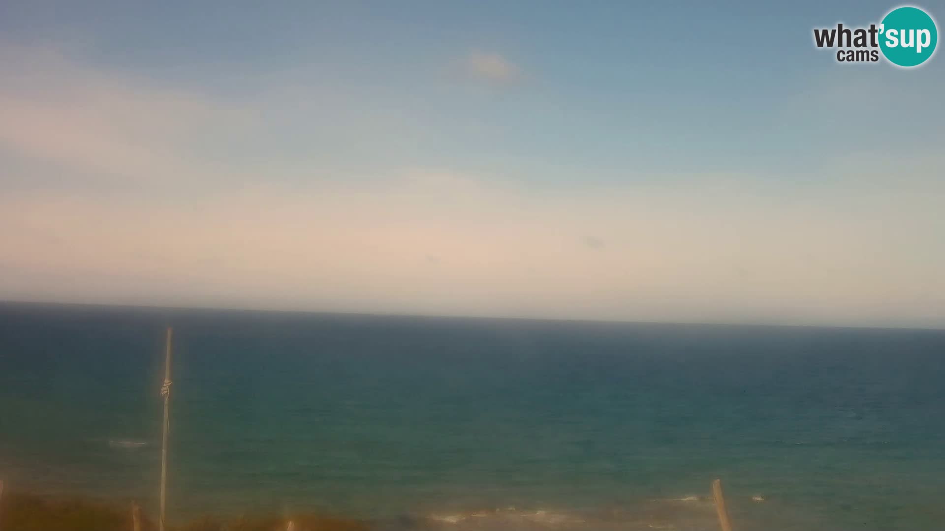 Live webcam Spiaggia di Cala Pischina – Aglientu – Sardegna