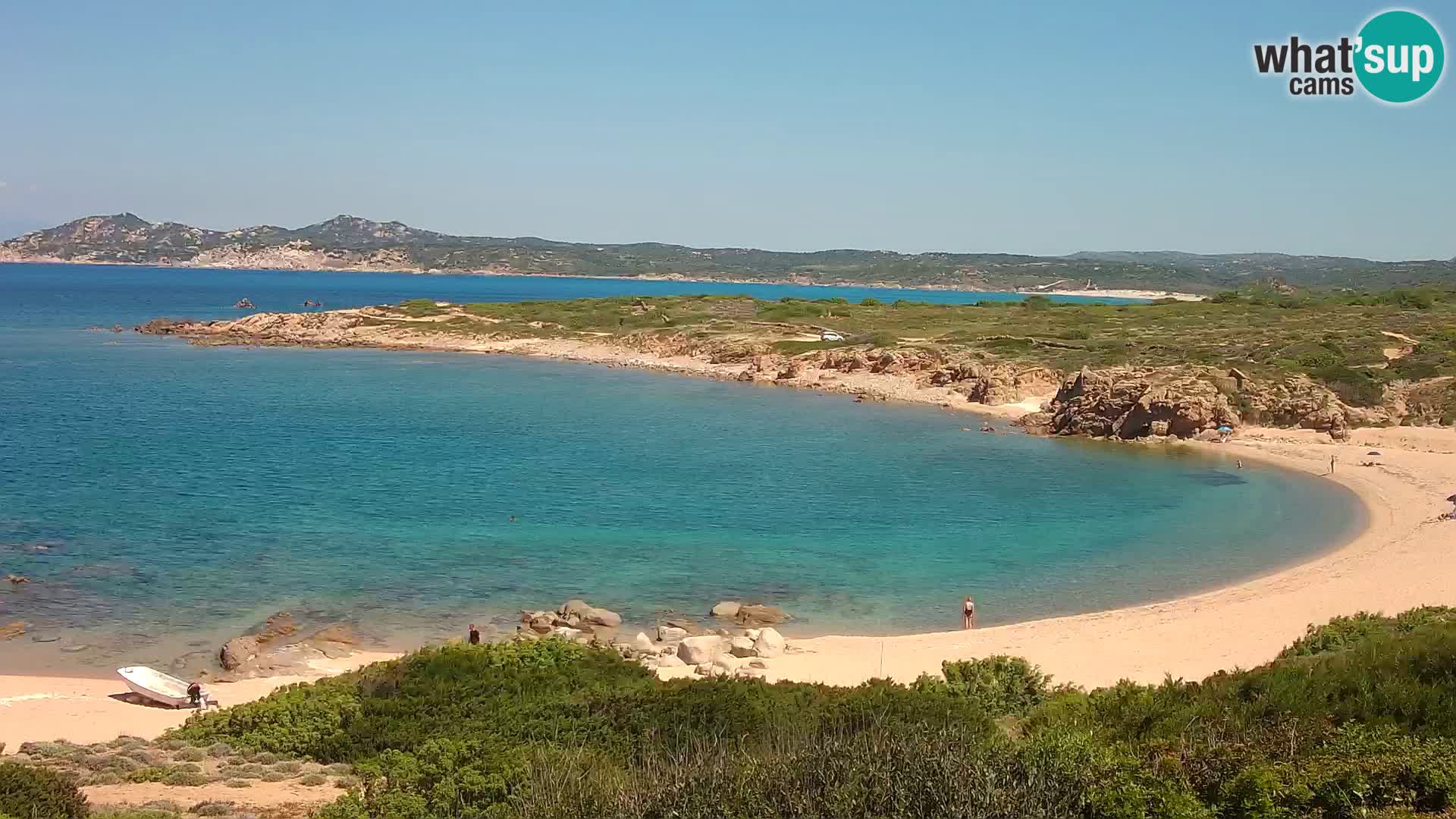 Live webcam Spiaggia di Cala Pischina – Aglientu – Sardegna