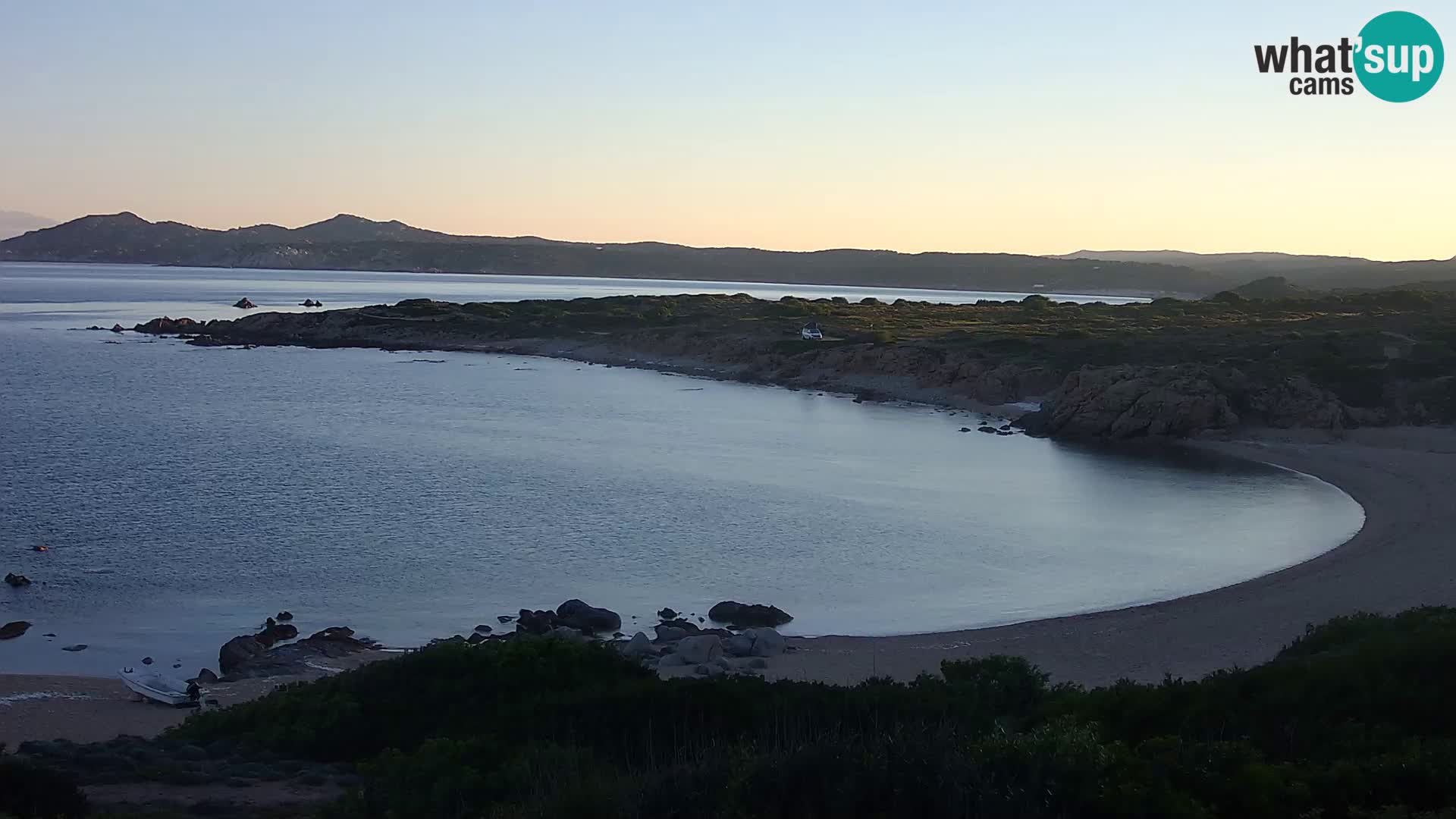 Cámara web en vivo Playa de Cala Pischina – Aglientu – Cerdeña