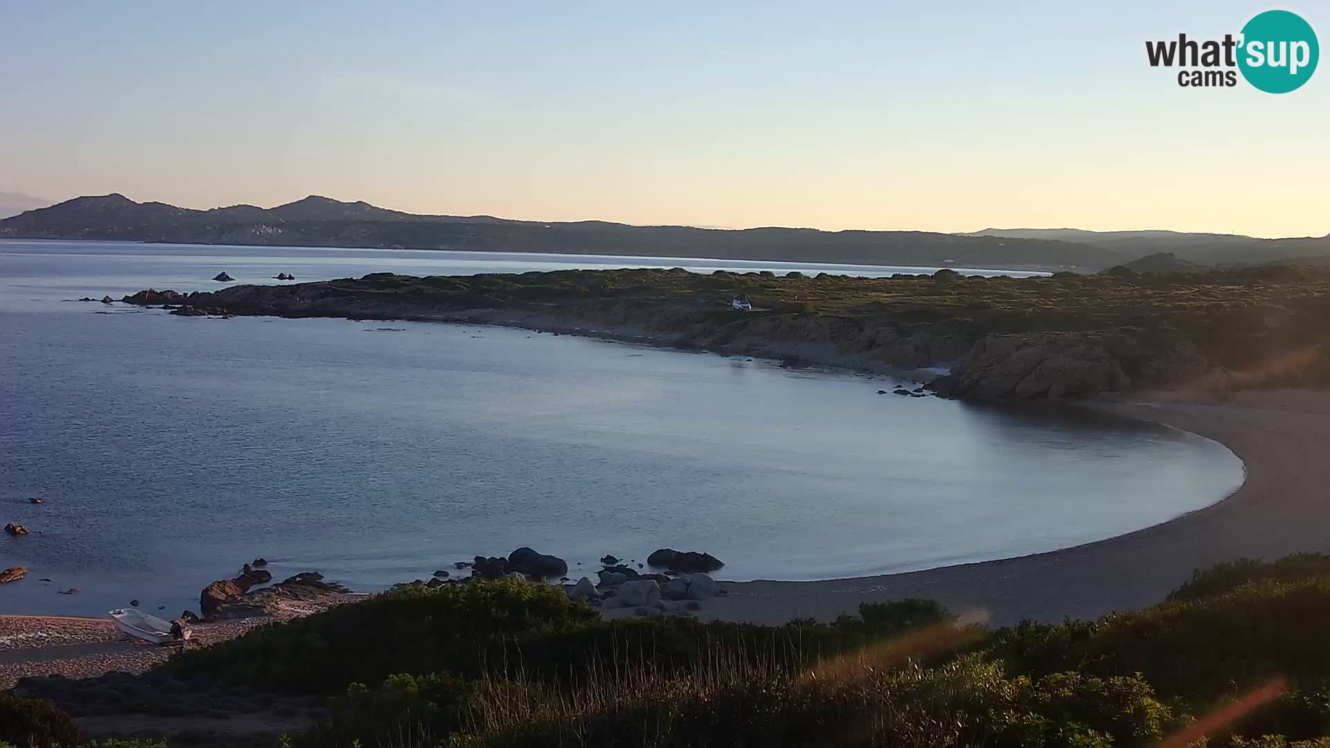 Webcam en direct Plage de Cala Pischina – Aglientu – Sardaigne