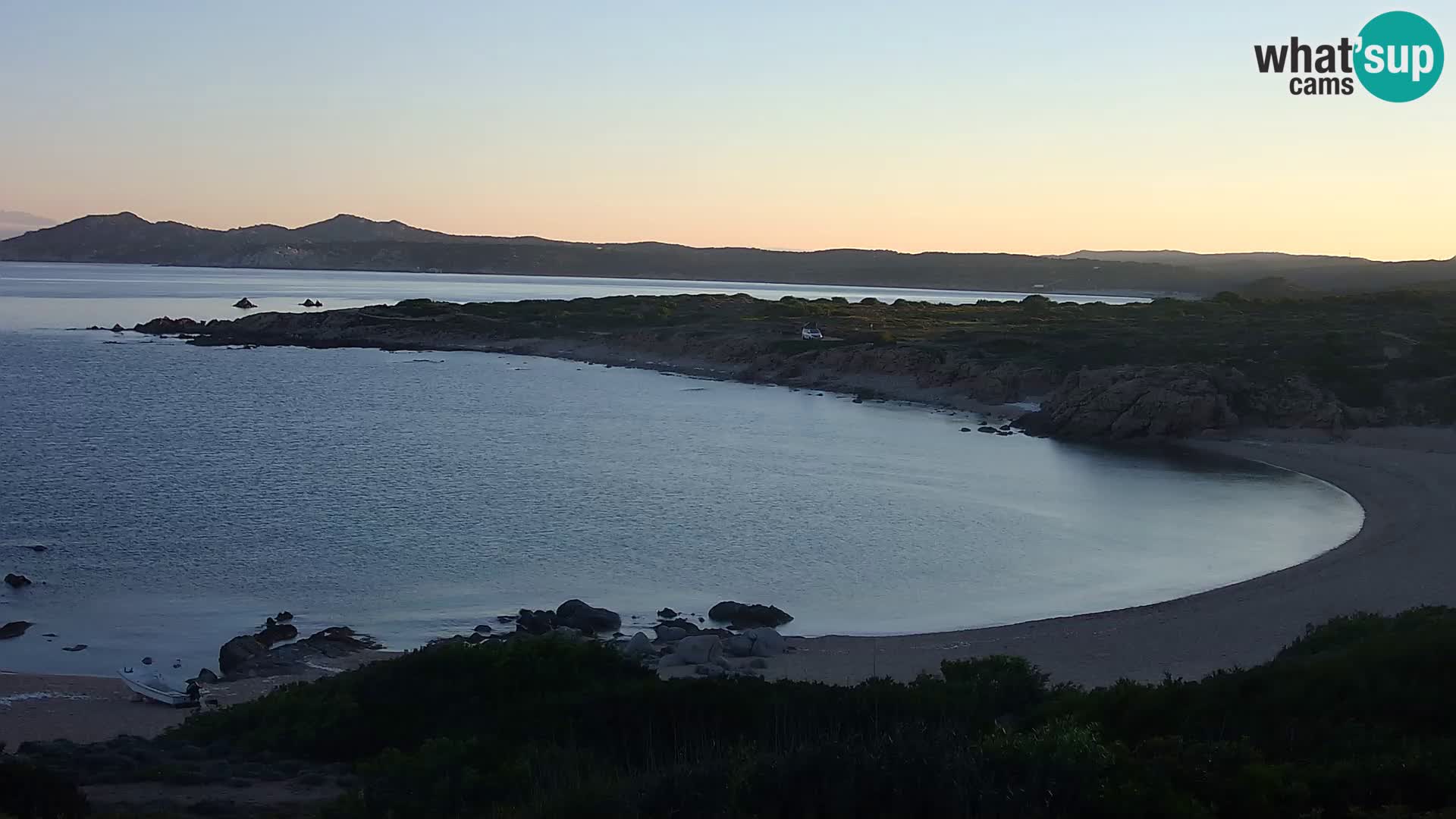 Live webcam Spiaggia di Cala Pischina – Aglientu – Sardegna