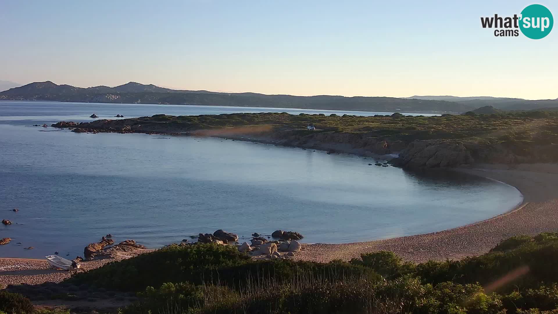 Live webcam Spiaggia di Cala Pischina – Aglientu – Sardegna