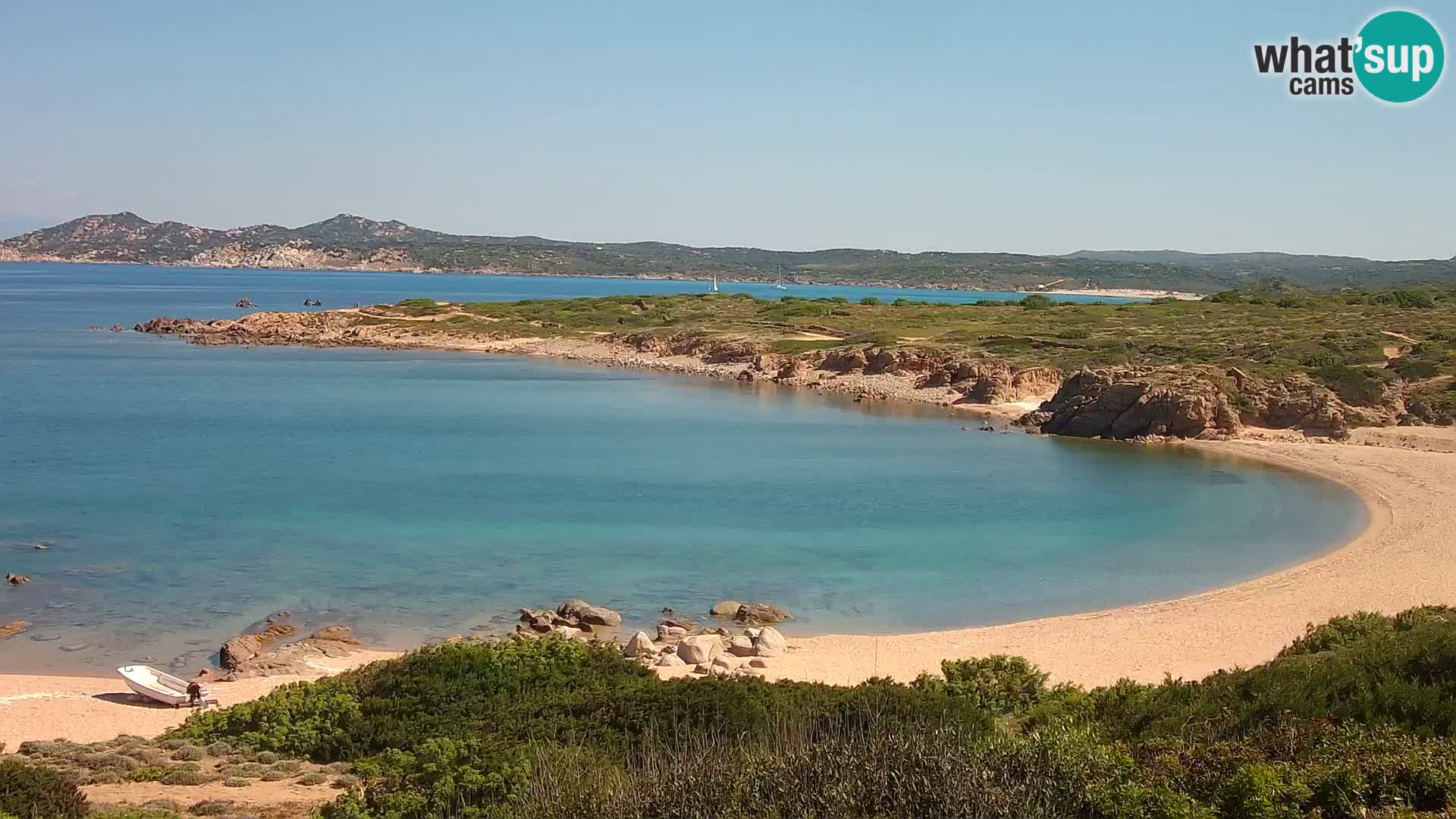 Live Webcam Strand Cala Pischina – Aglientu – Sardinien