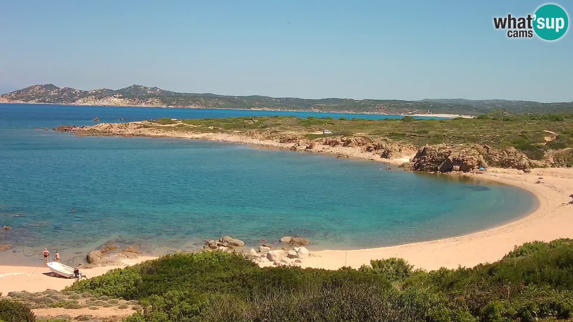 Webcam en direct Plage de Cala Pischina – Aglientu – Sardaigne