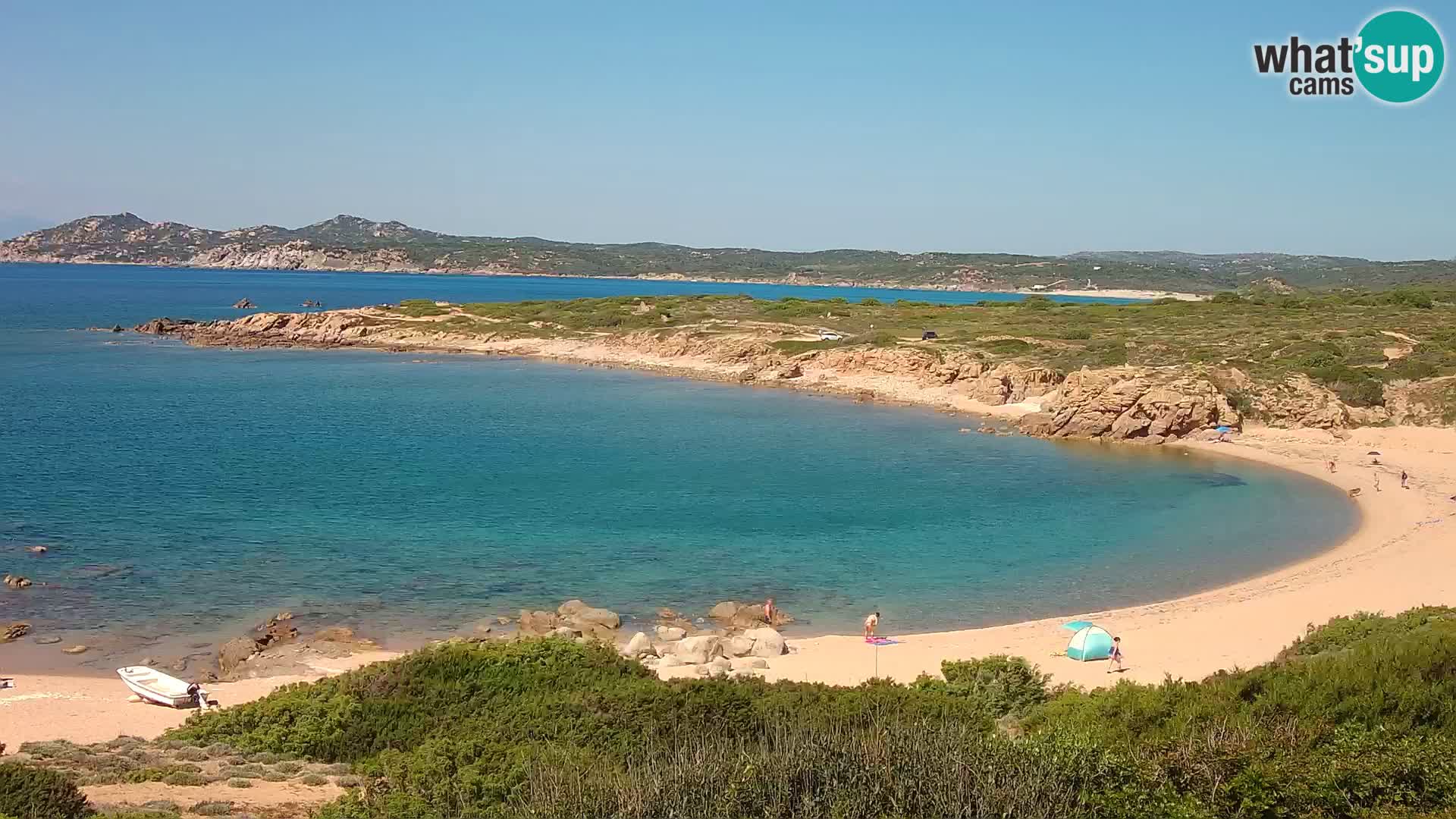 Live Webcam Strand Cala Pischina – Aglientu – Sardinien