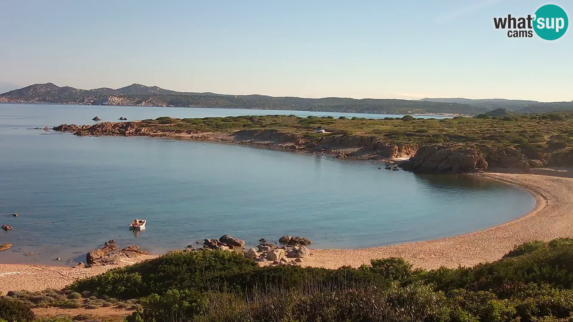 Live webcam Spiaggia di Cala Pischina – Aglientu – Sardegna