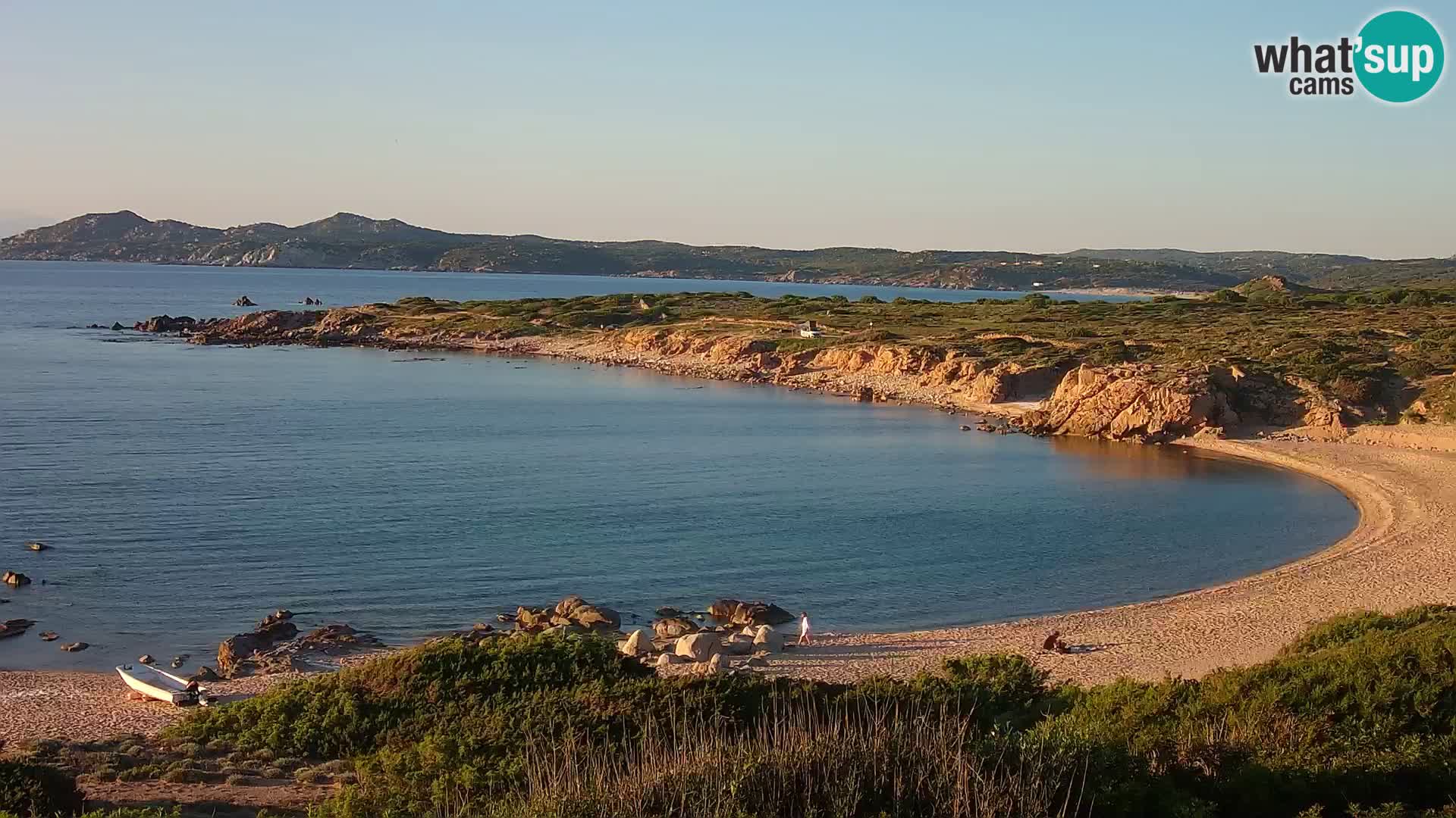 Webcam en direct Plage de Cala Pischina – Aglientu – Sardaigne