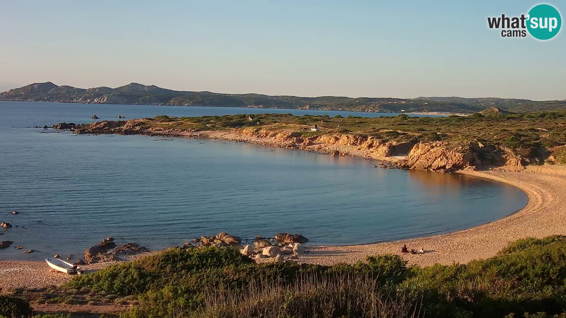 Webcam en direct Plage de Cala Pischina – Aglientu – Sardaigne