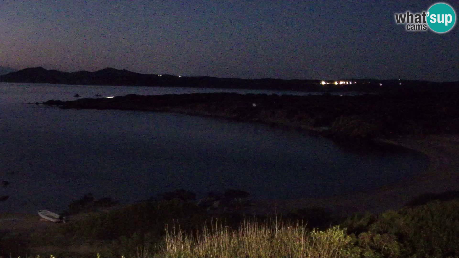 Cámara web en vivo Playa de Cala Pischina – Aglientu – Cerdeña